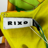 Rixo Brand New Acid Brights Floral Emma Maxi Dress XL
