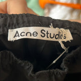 Acne Studios Brand New £330 Black Wool & Mohair Pull-On Pants S/M