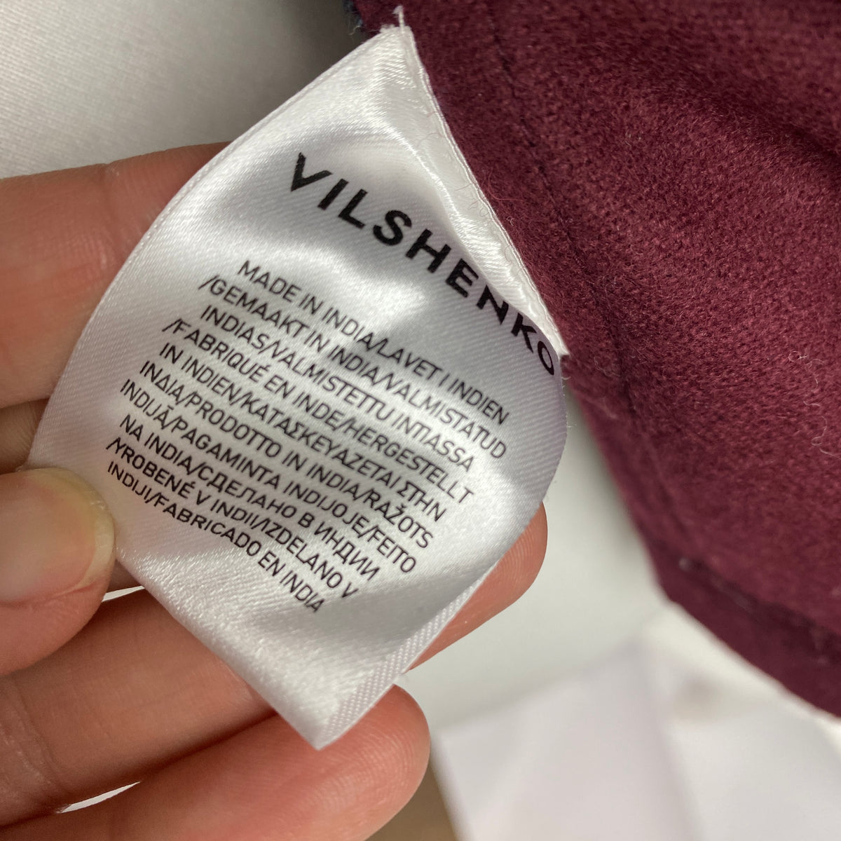 Vilshenko New Plum Embroidered Wool Jacket M