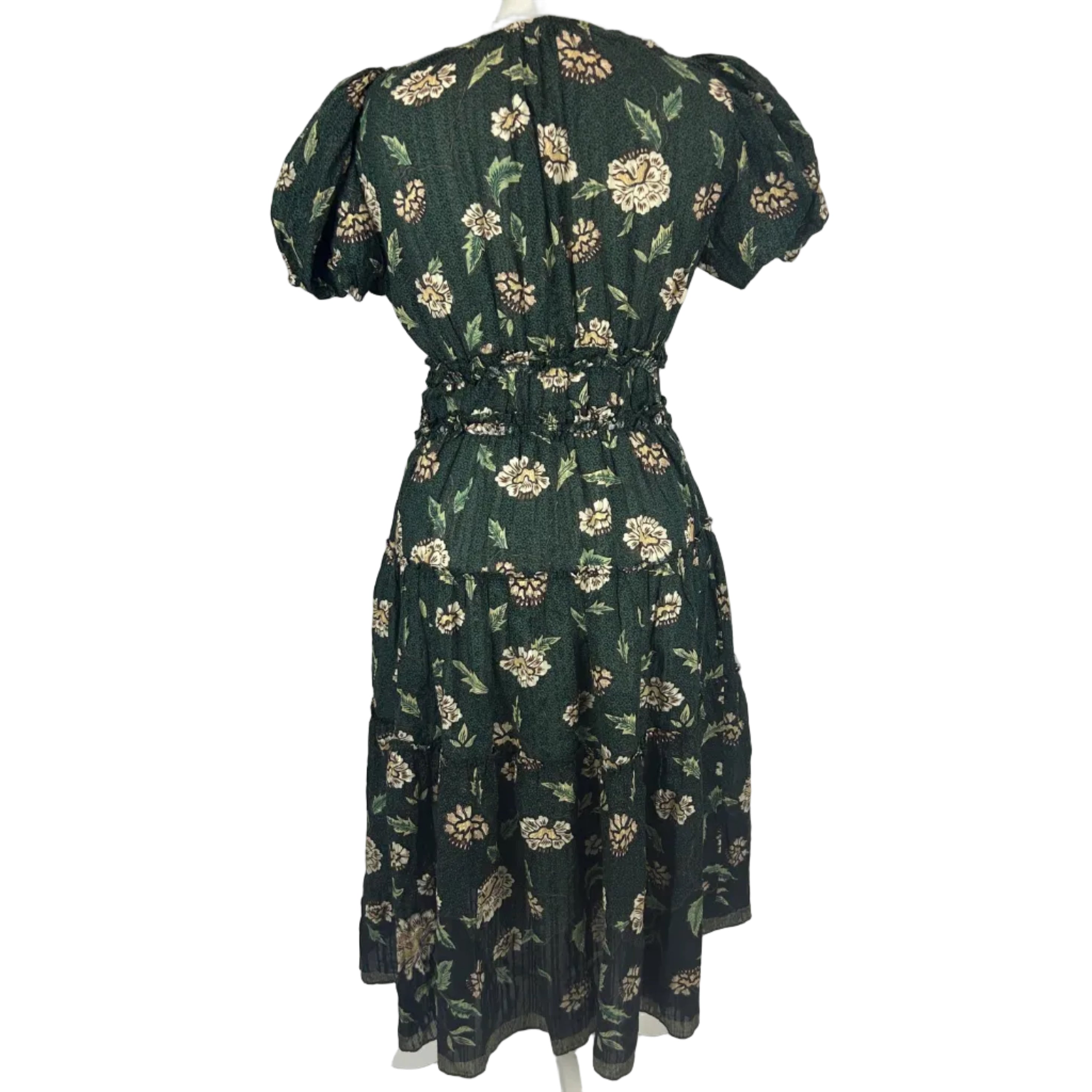 Ulla Johnson £510 Ivy Floral Cotton Mix Dress XS