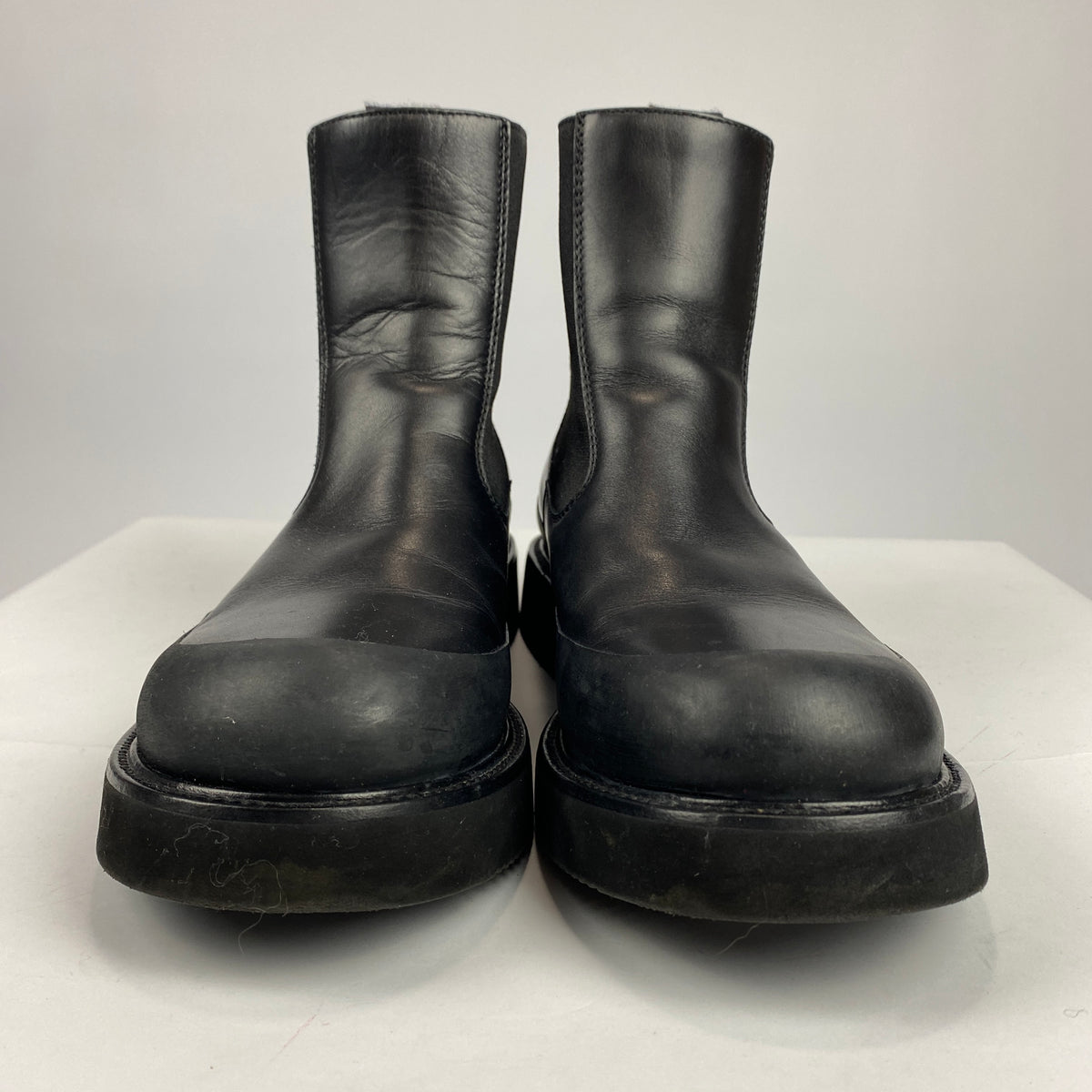 Celine (Phoebe Philo) Black Leather & Rubber Country Boots 40