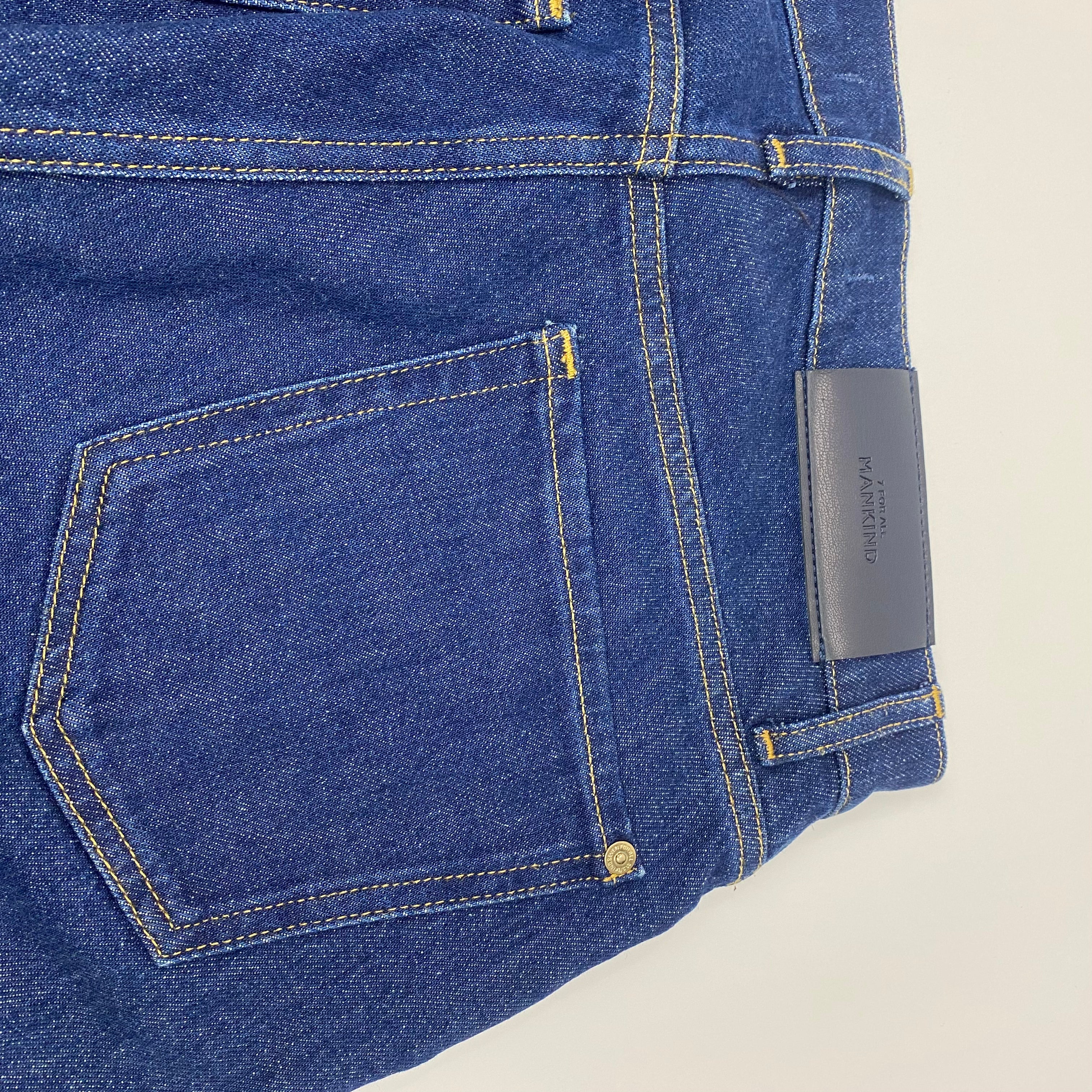7 For All Mankind New £200 Logan Stovepipe Crop Jeans 27