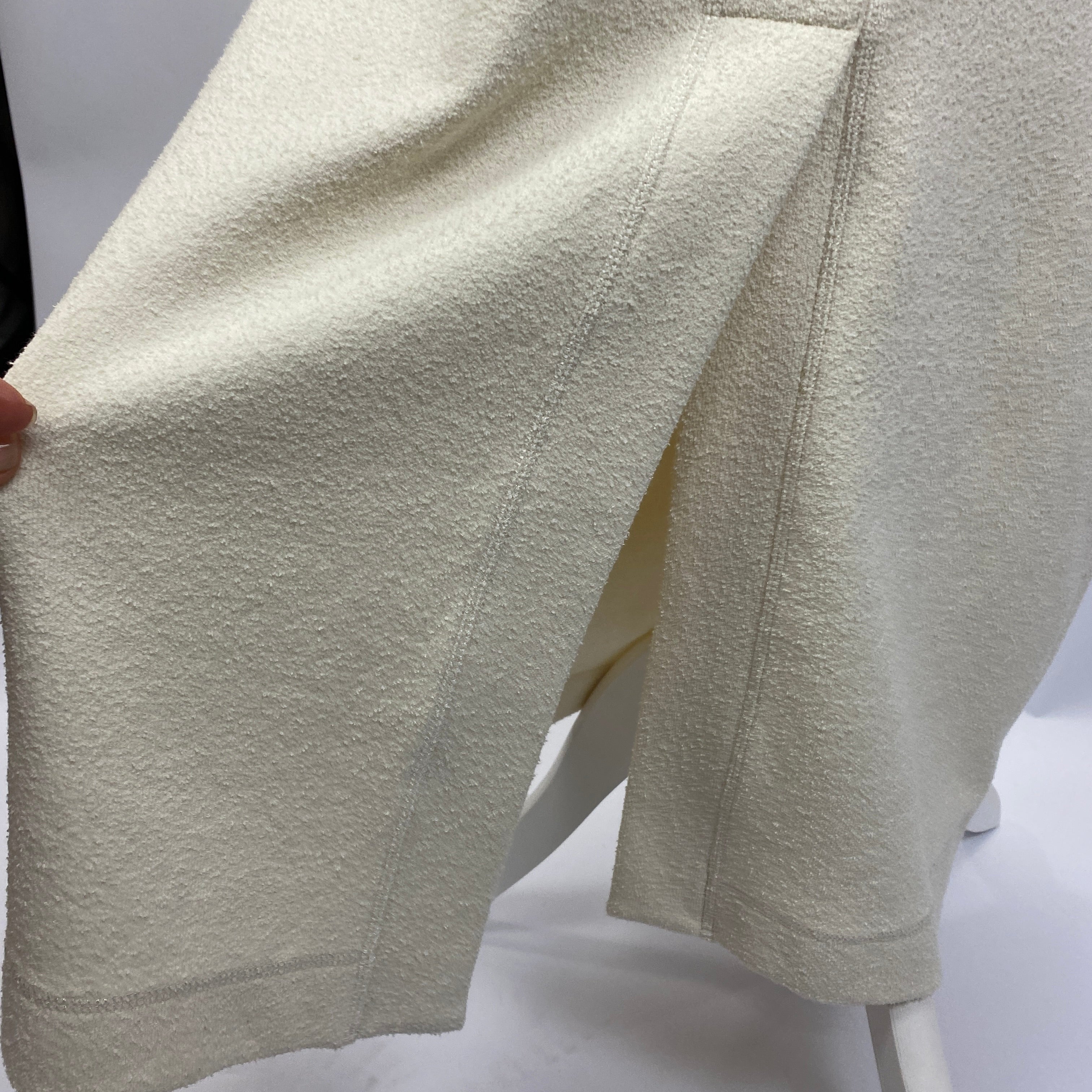 Jil Sander Cream Boucle Jersey Maxi Dress XXS