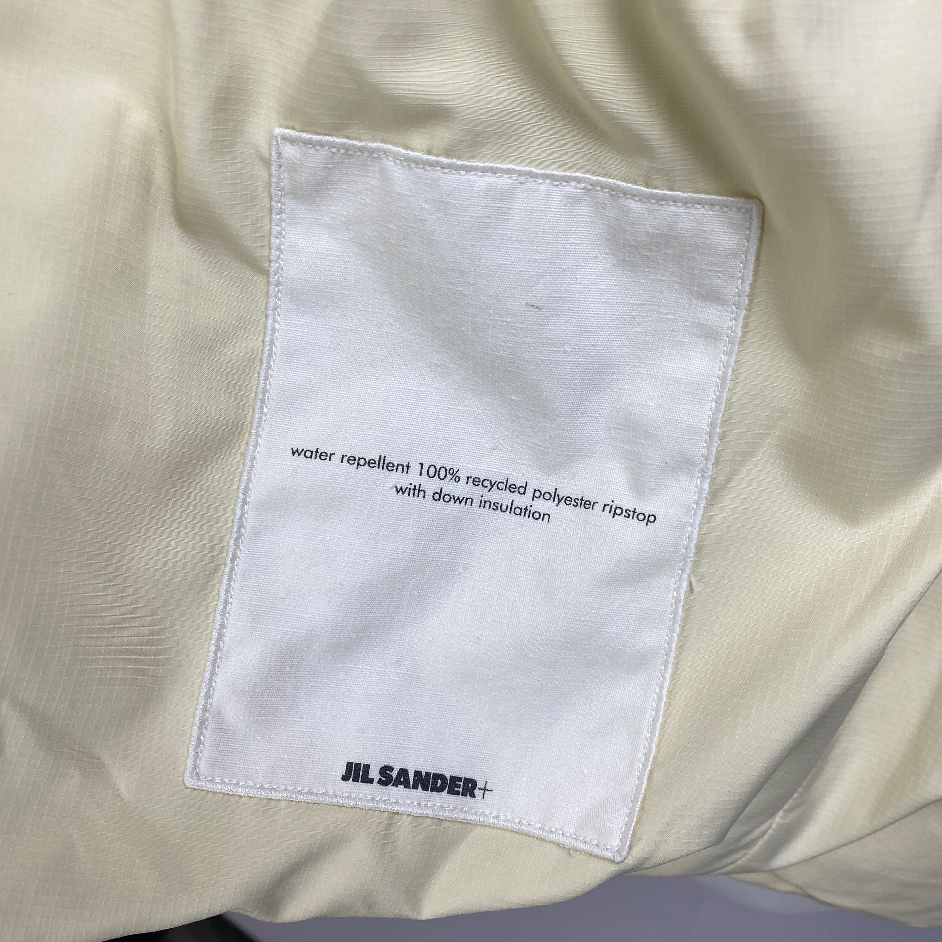 Jil Sander £1400 Vanilla Quilted Down Jacket XXS/XS/S/M