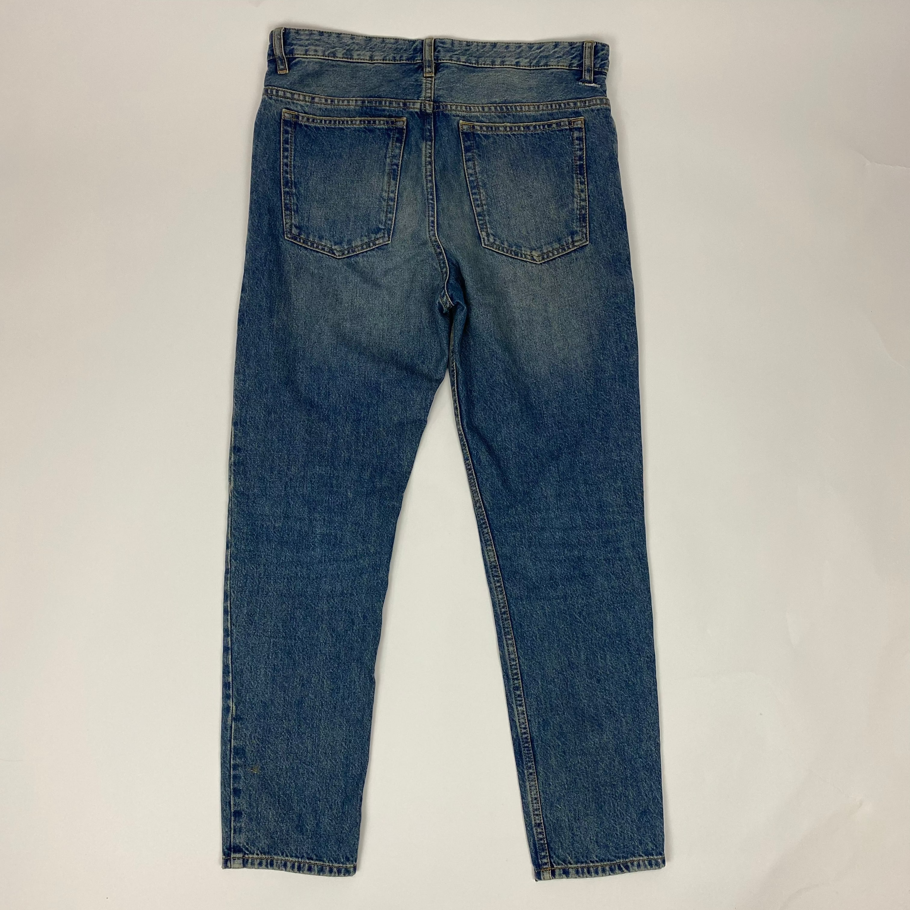 Isabel Marant Vintaged Denim Tapered Niaj Jeans XS