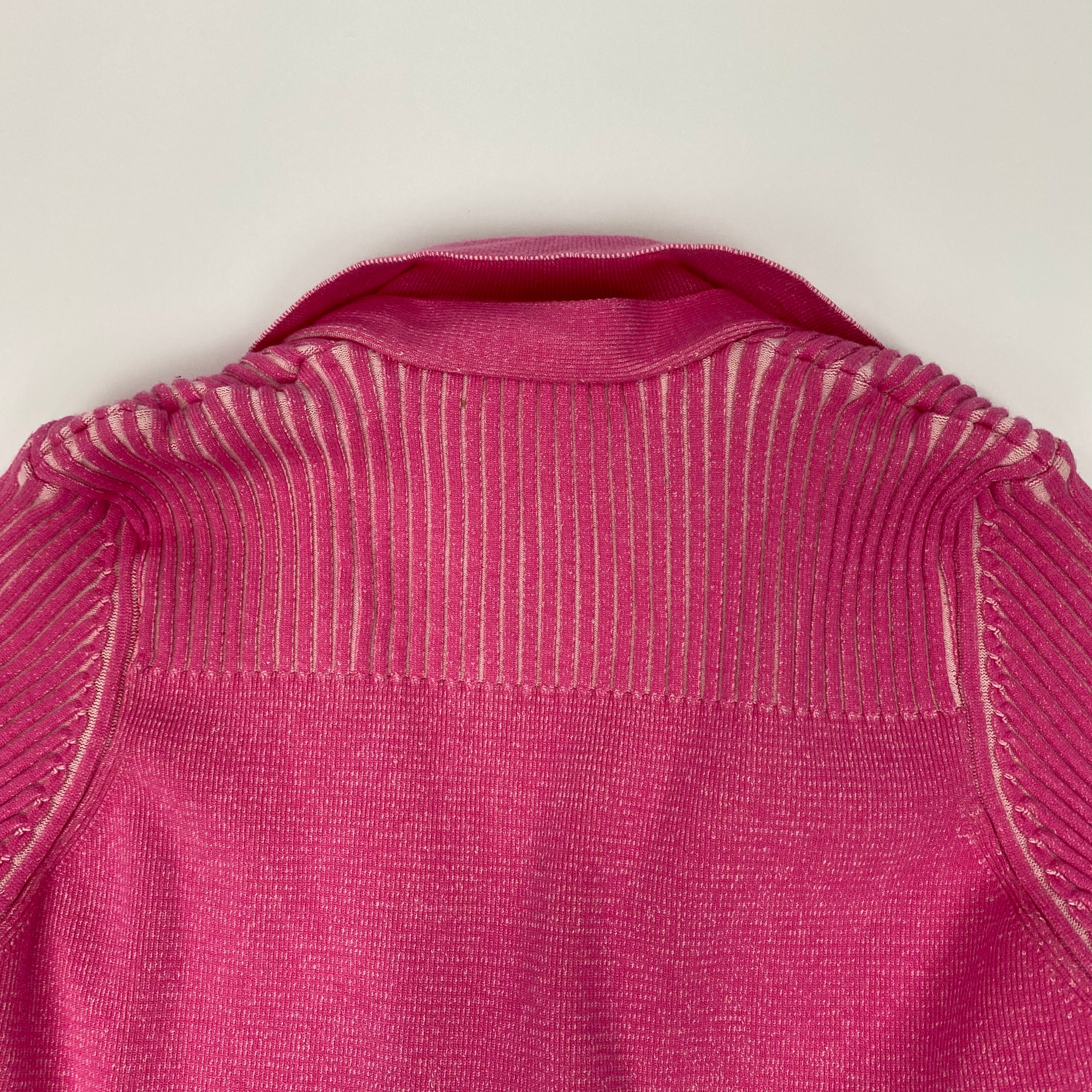 Jacquemus New £355 Pink Knit Le Body Yauco Bodysuit XS