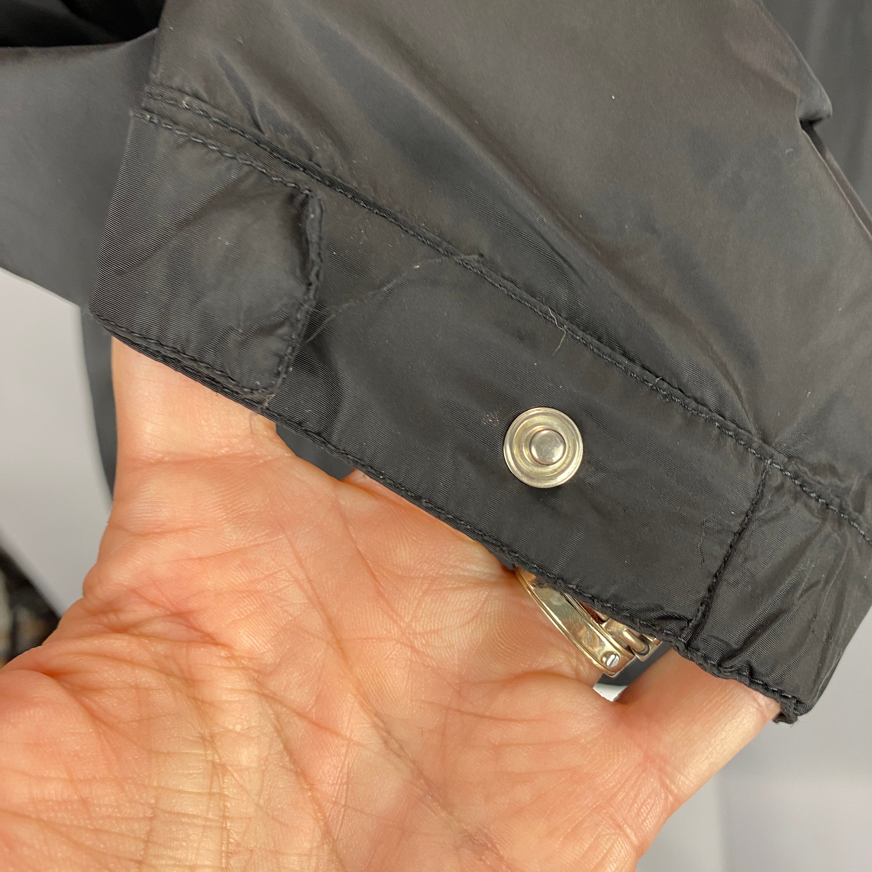 Gucci £774 Black Nylon Lightweight Bomber Jacket XS-S
