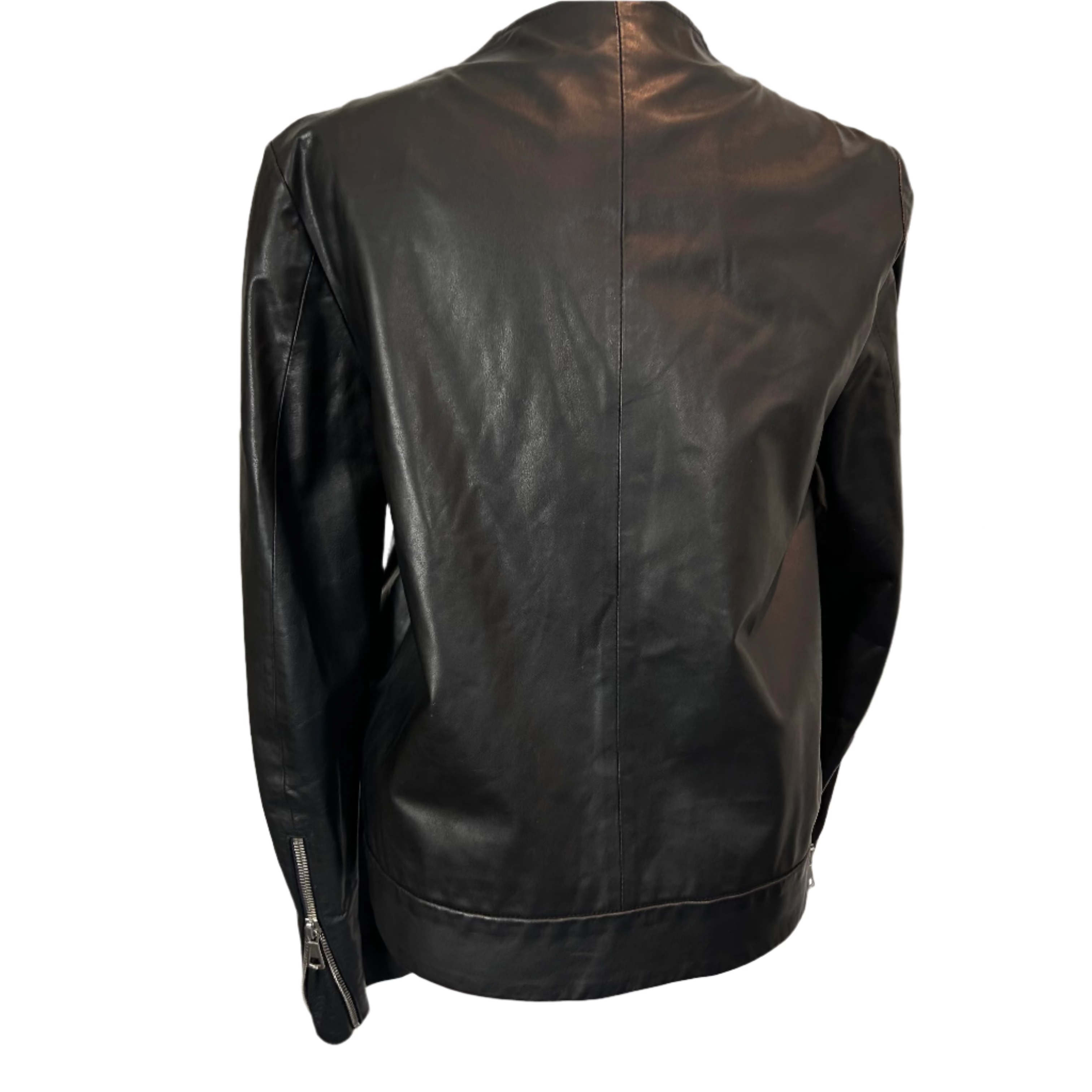 Martin Margiela Black Leather Biker Jacket M