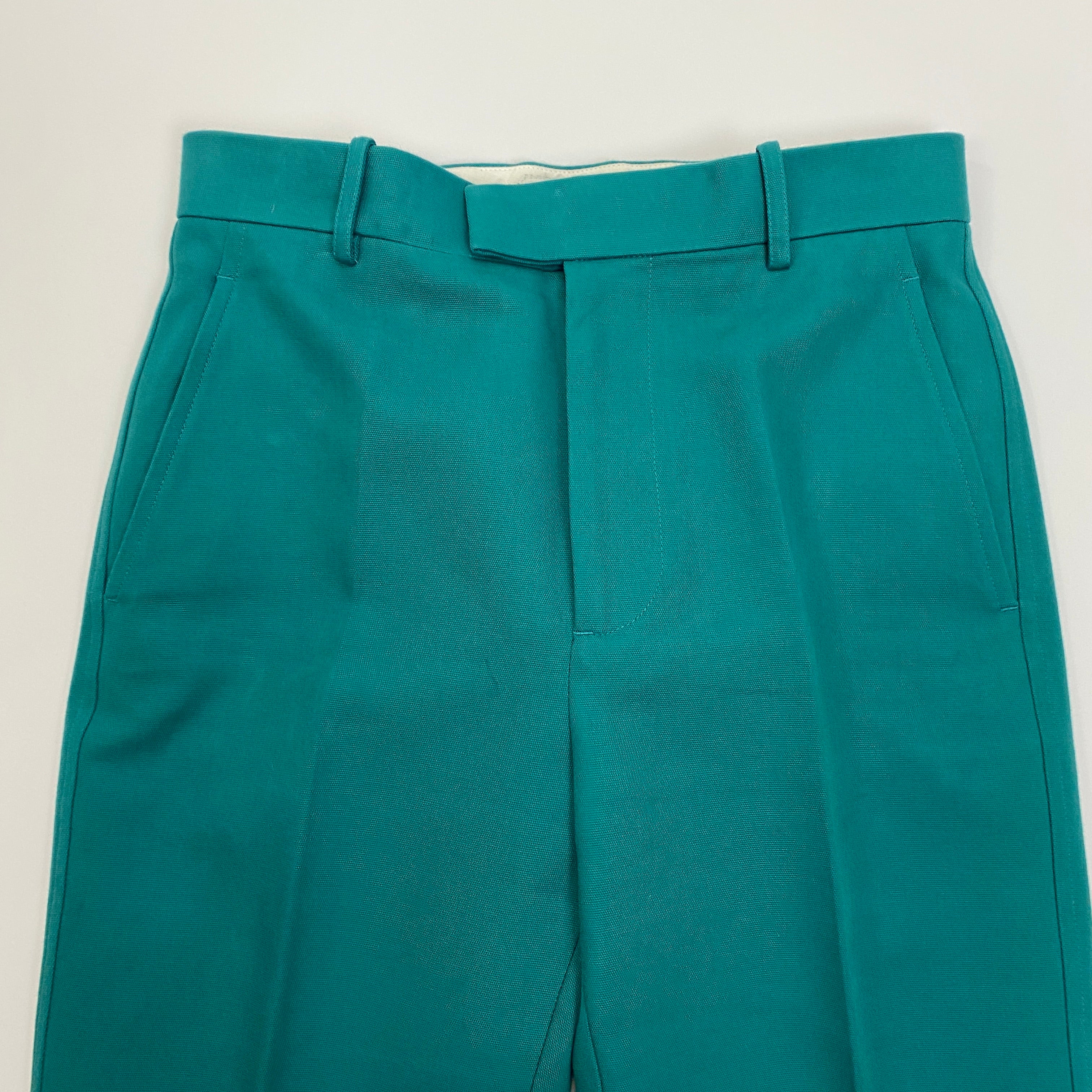Bottega Veneta Salon 01 Turquoise Trousers XS