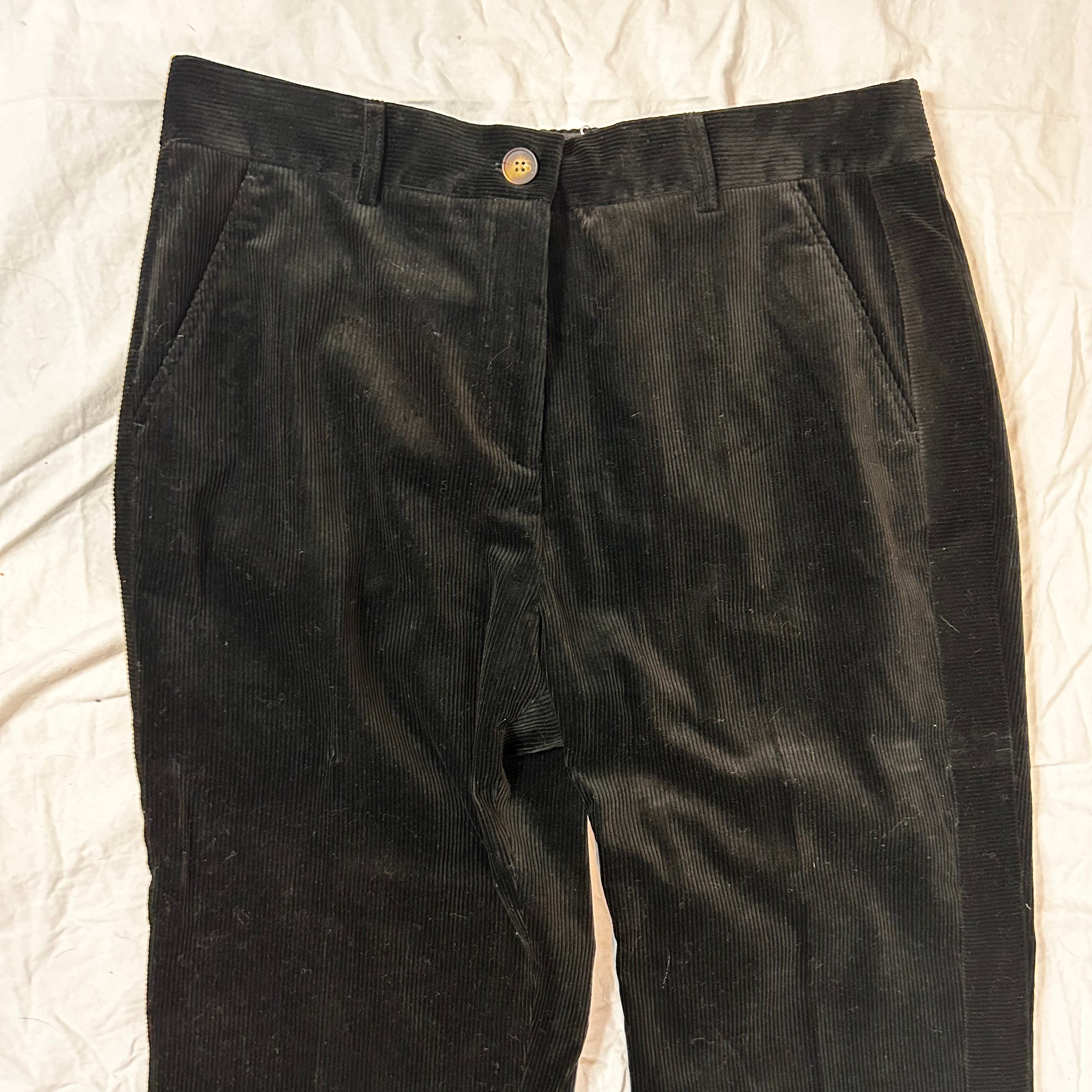 Me&Em Brand New Black Jumbo Corduroy Trousers L
