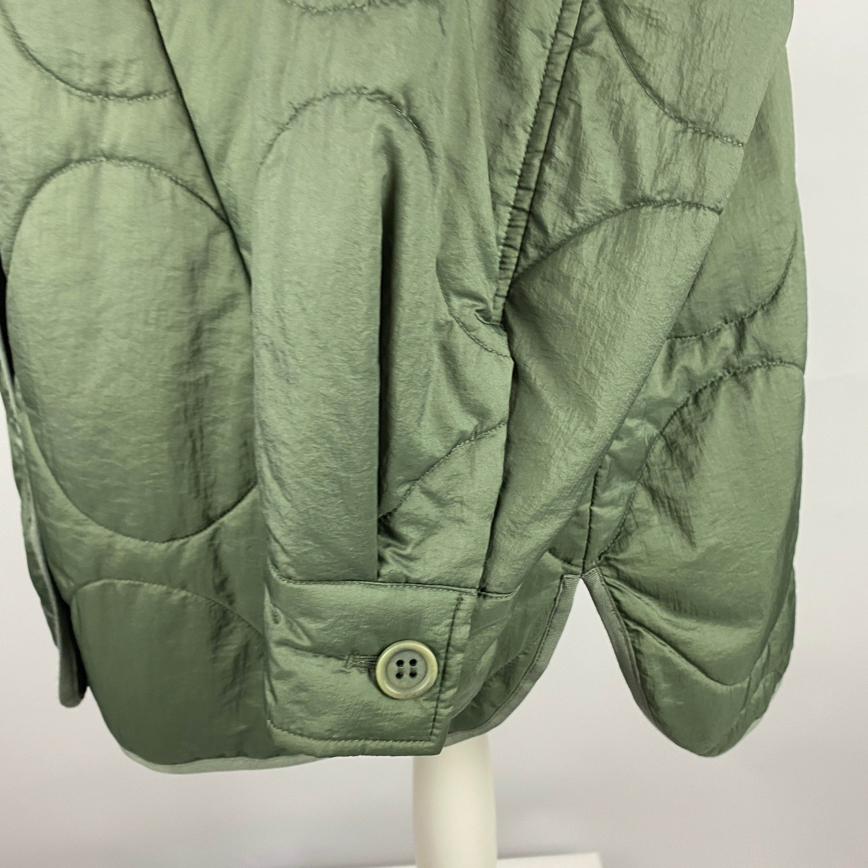 Weekend Max Mara £495 Soft Quilted Olive Luxepad Jacket XS-L