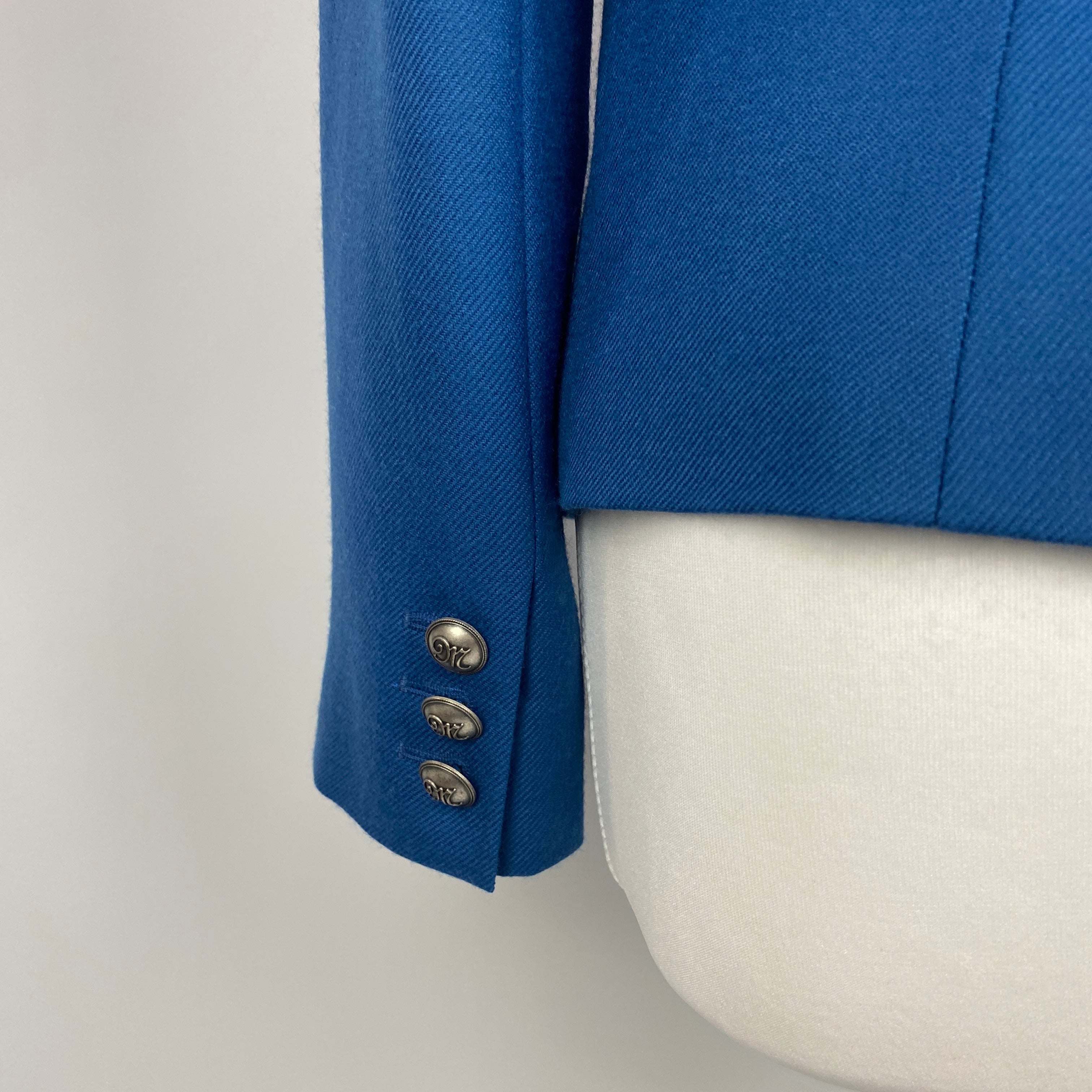 Moloh £675 Blue Wool Single Button Jacket XS