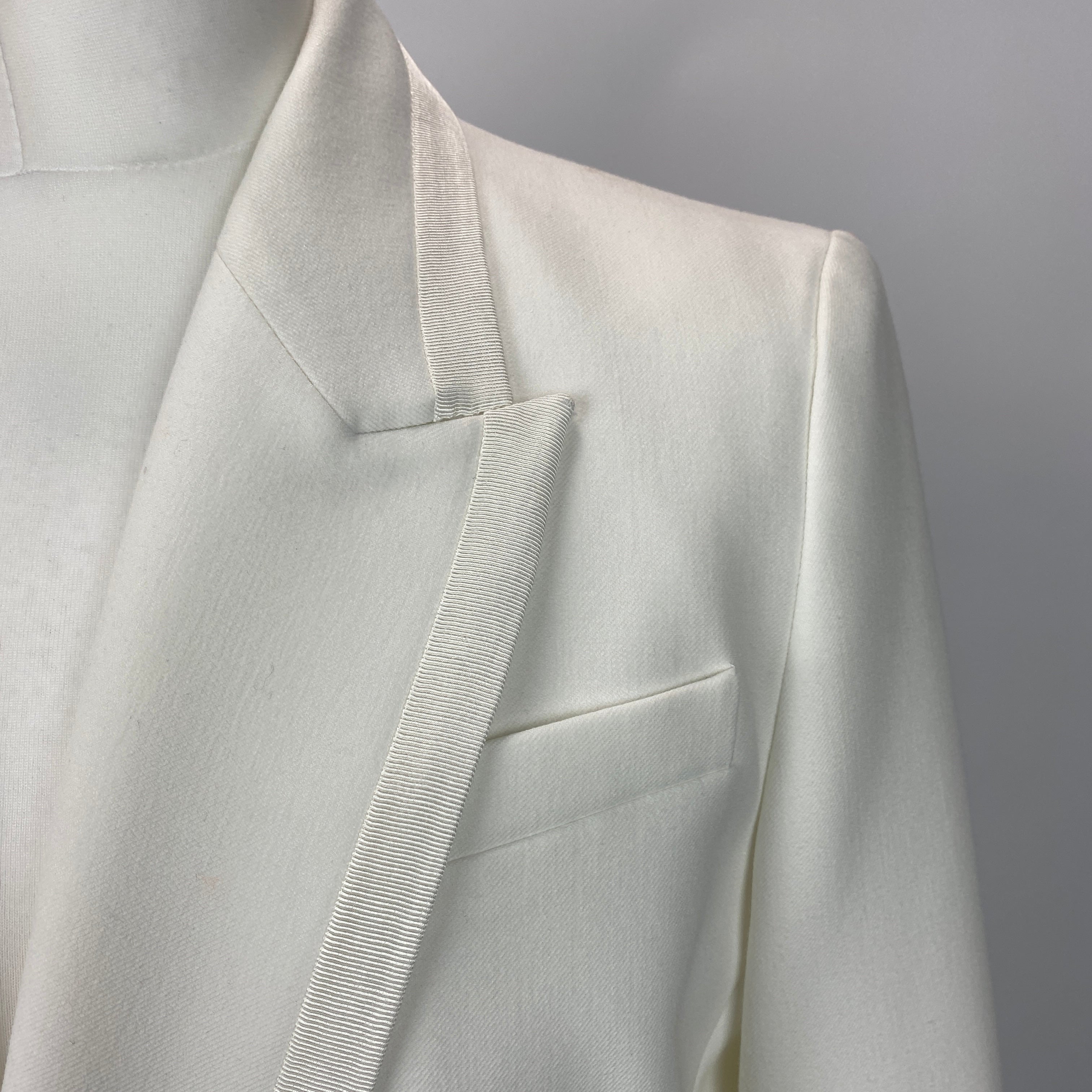 Me&Em New £350 Soft White Forever Summer Tux Blazer M