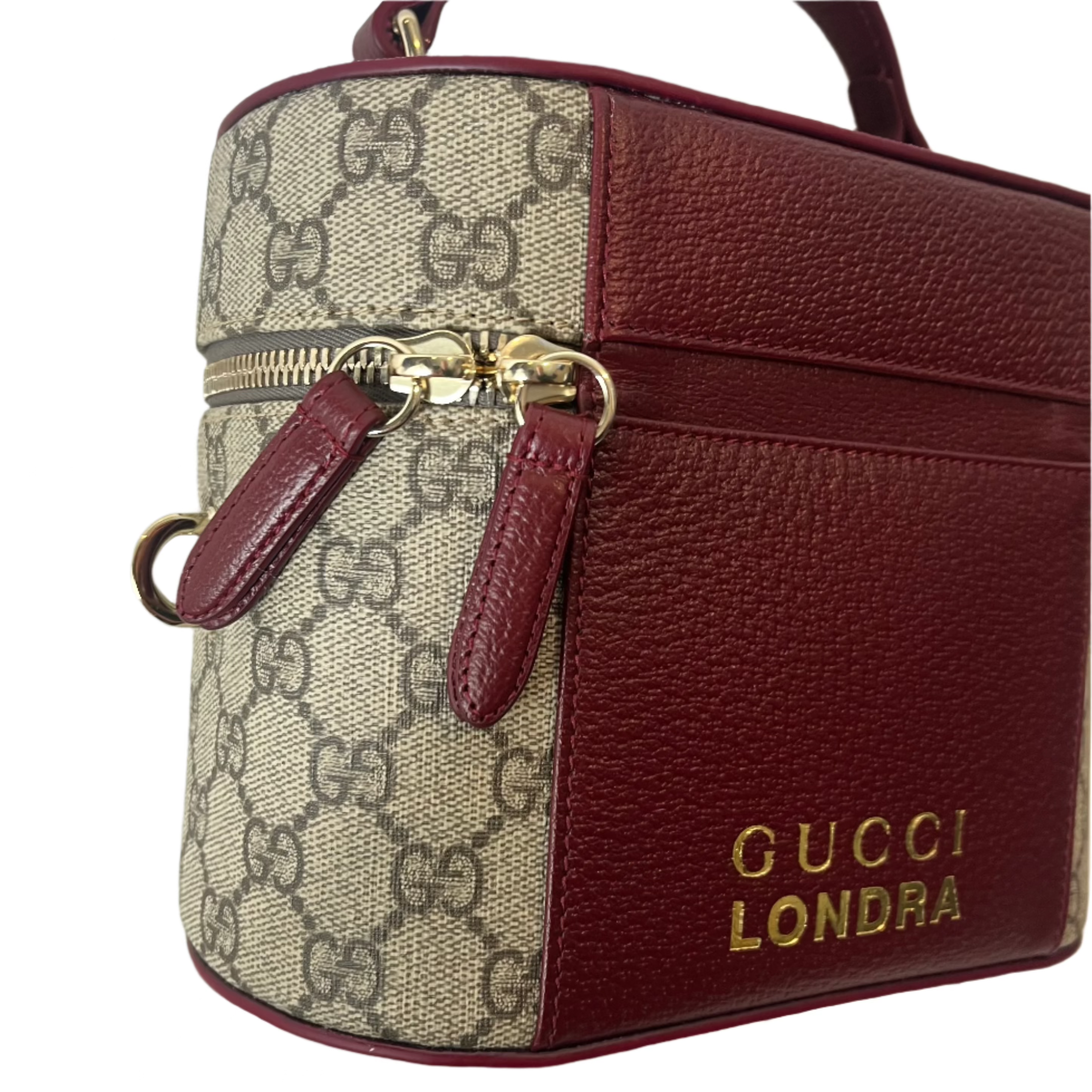 Gucci Brand New Londra GG Crossbody Strap Vanity Case