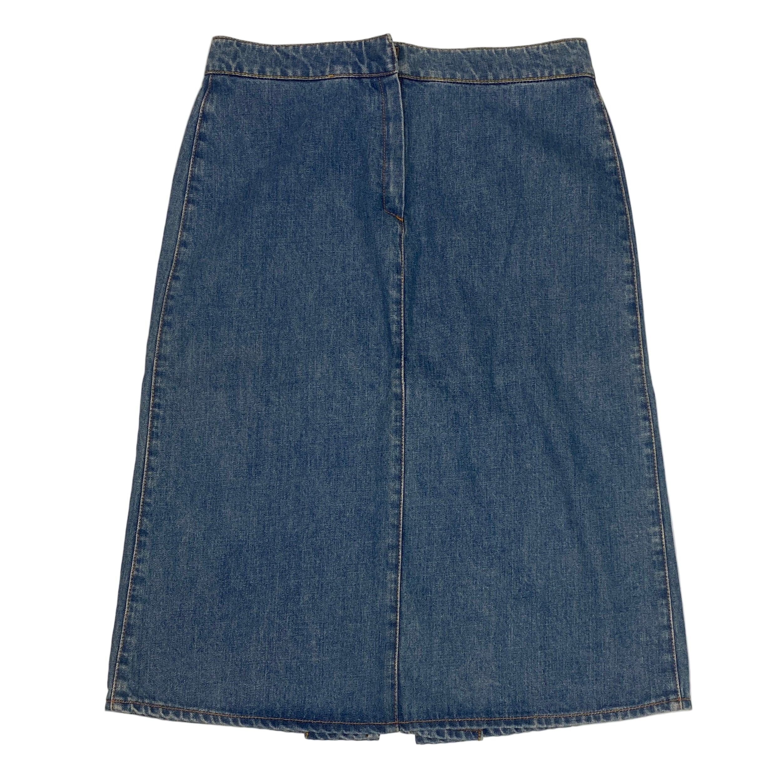 Stella McCartney Washed Denim Midi Skirt 30