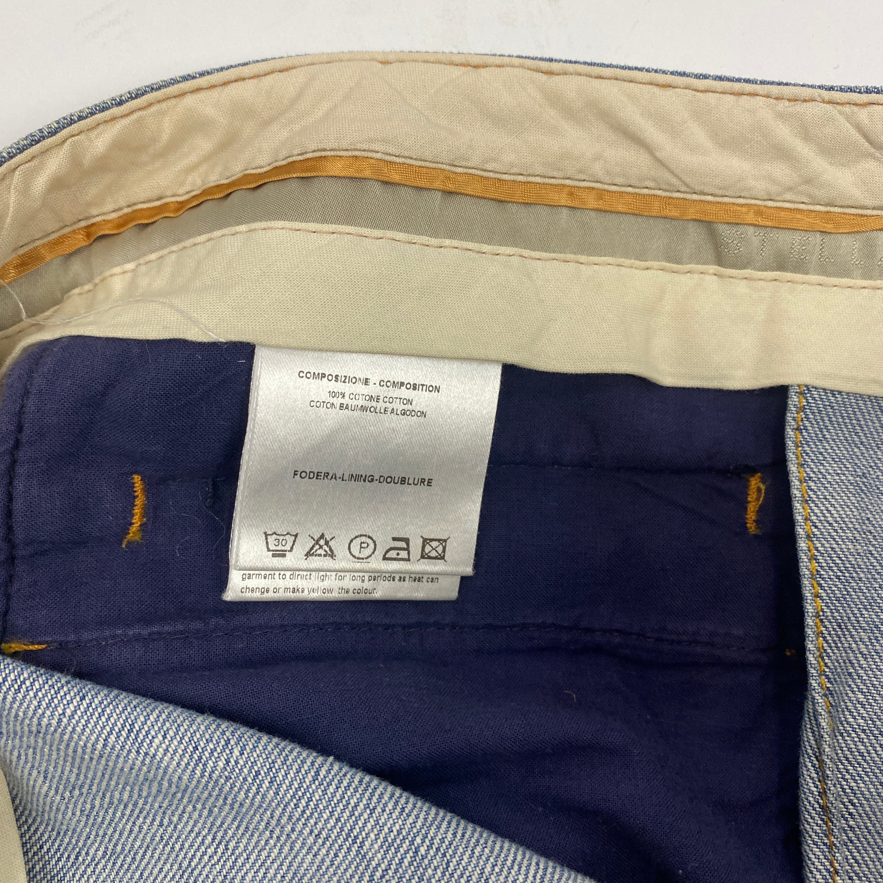 Stella McCartney Washed Denim Midi Skirt 30