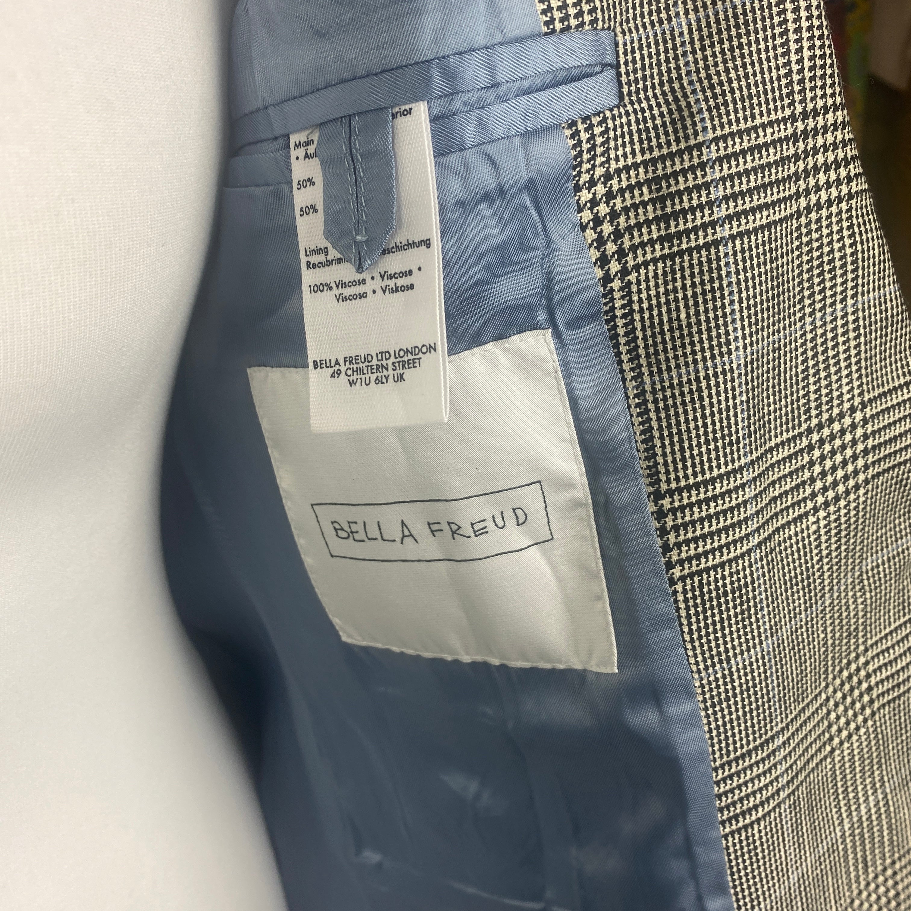 Bella Freud Sold Out £875 Monochrome Earl Jacket XS