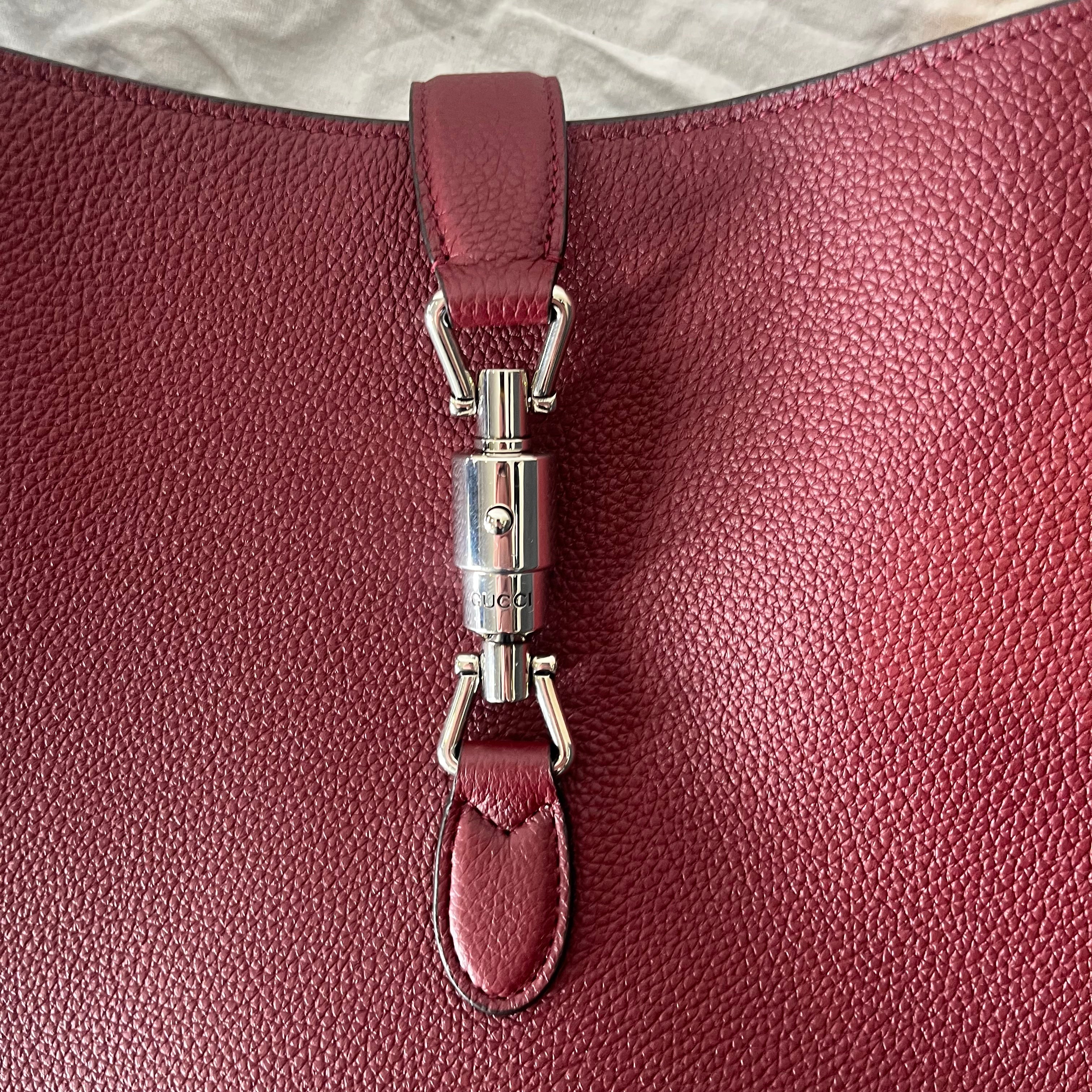 Gucci Brand New £3260 Rosso Ancora Large Jackie Bag