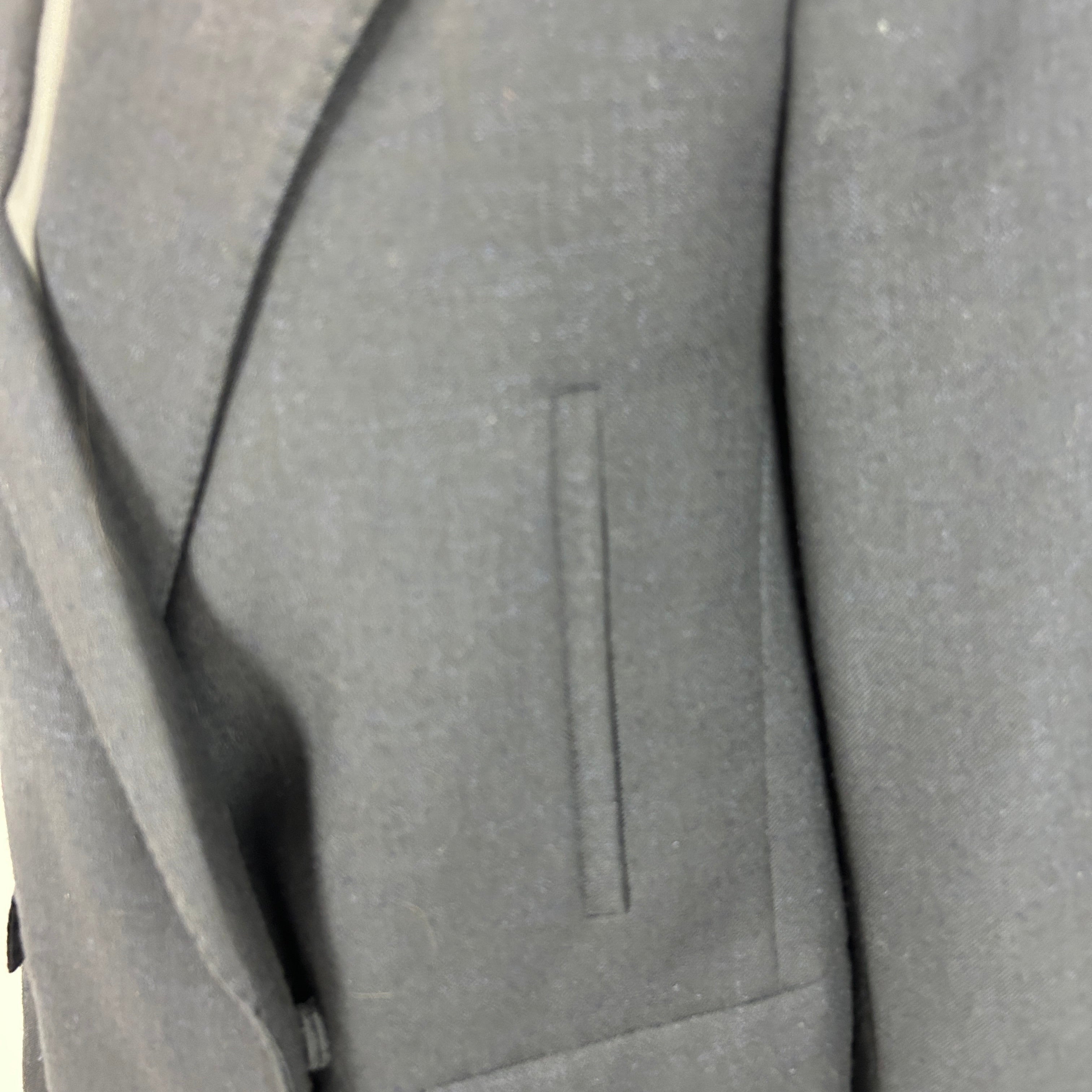 Acne Studios Black Silky Back Jacket XS/S