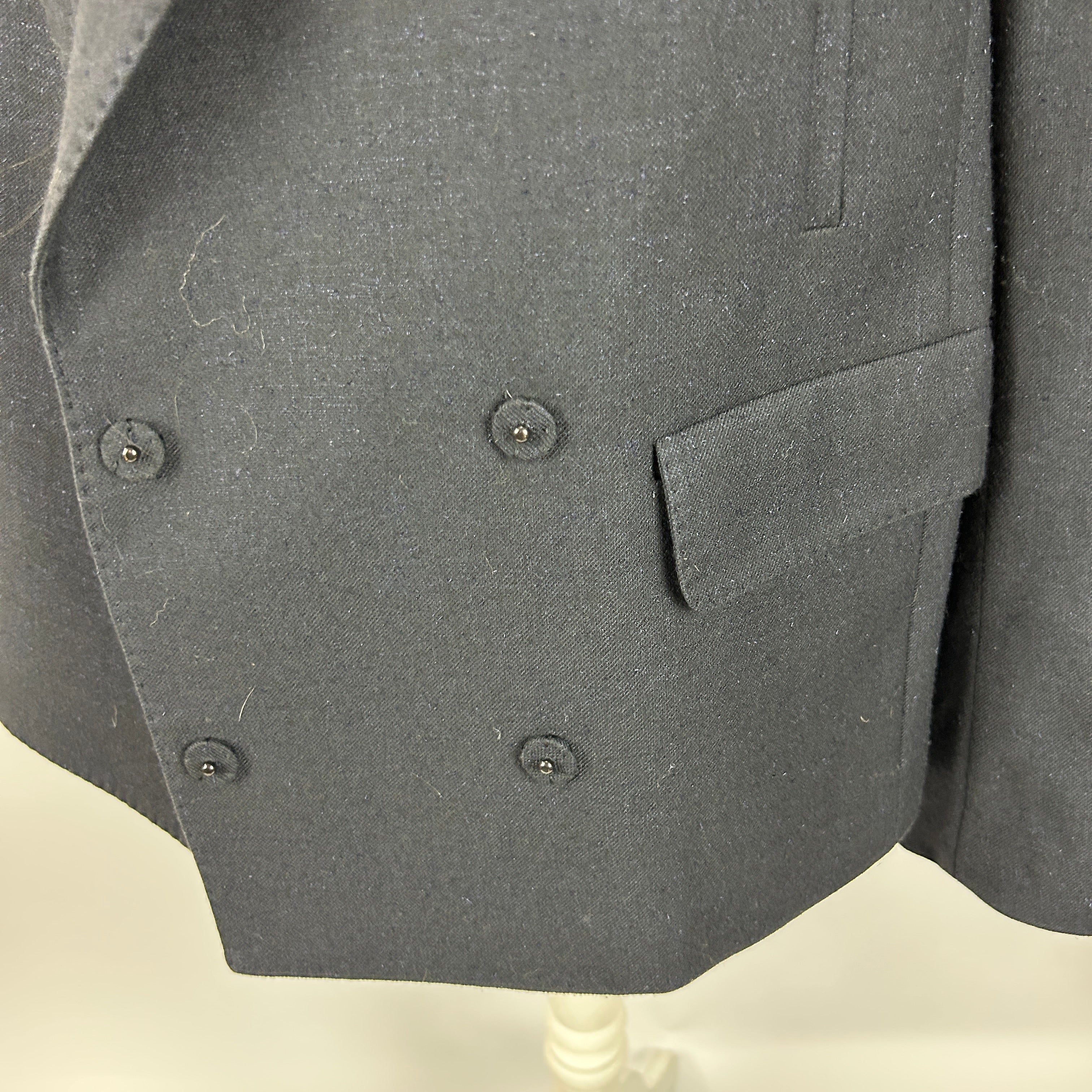 Acne Studios Black Silky Back Jacket XS/S