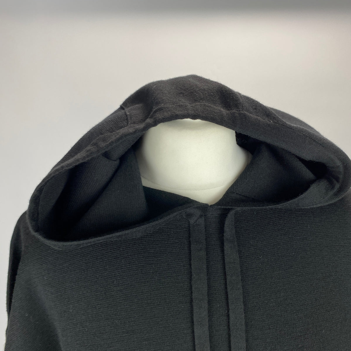 Canada Goose Black Wool Logo Hooded Sweater L