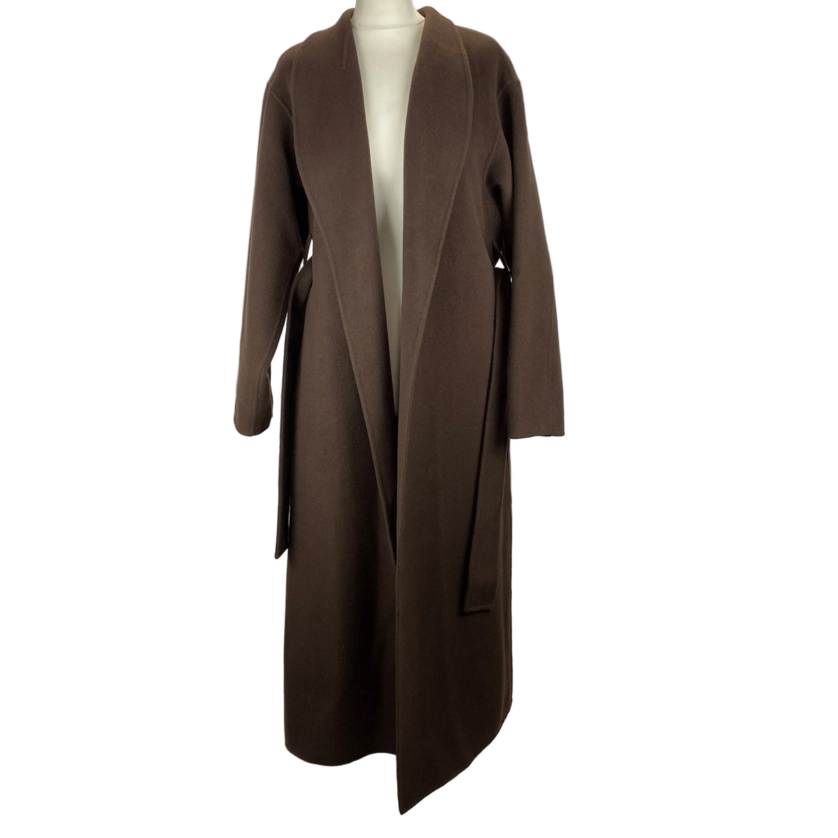 Almada New £835 Chocolate Mara Double Coat S-M