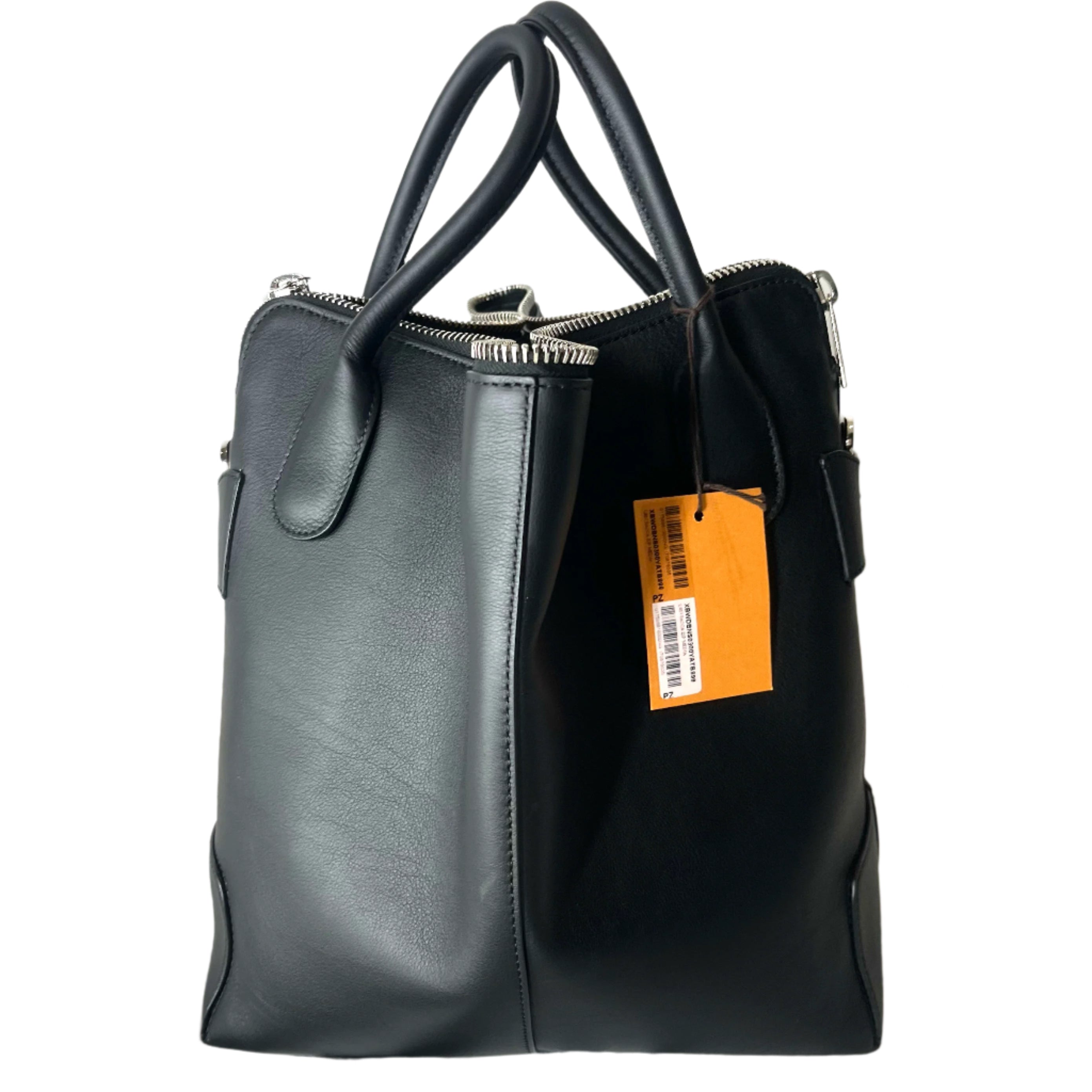 Tods Brand New £2687 Black Sacca Zip Di Tote Bag