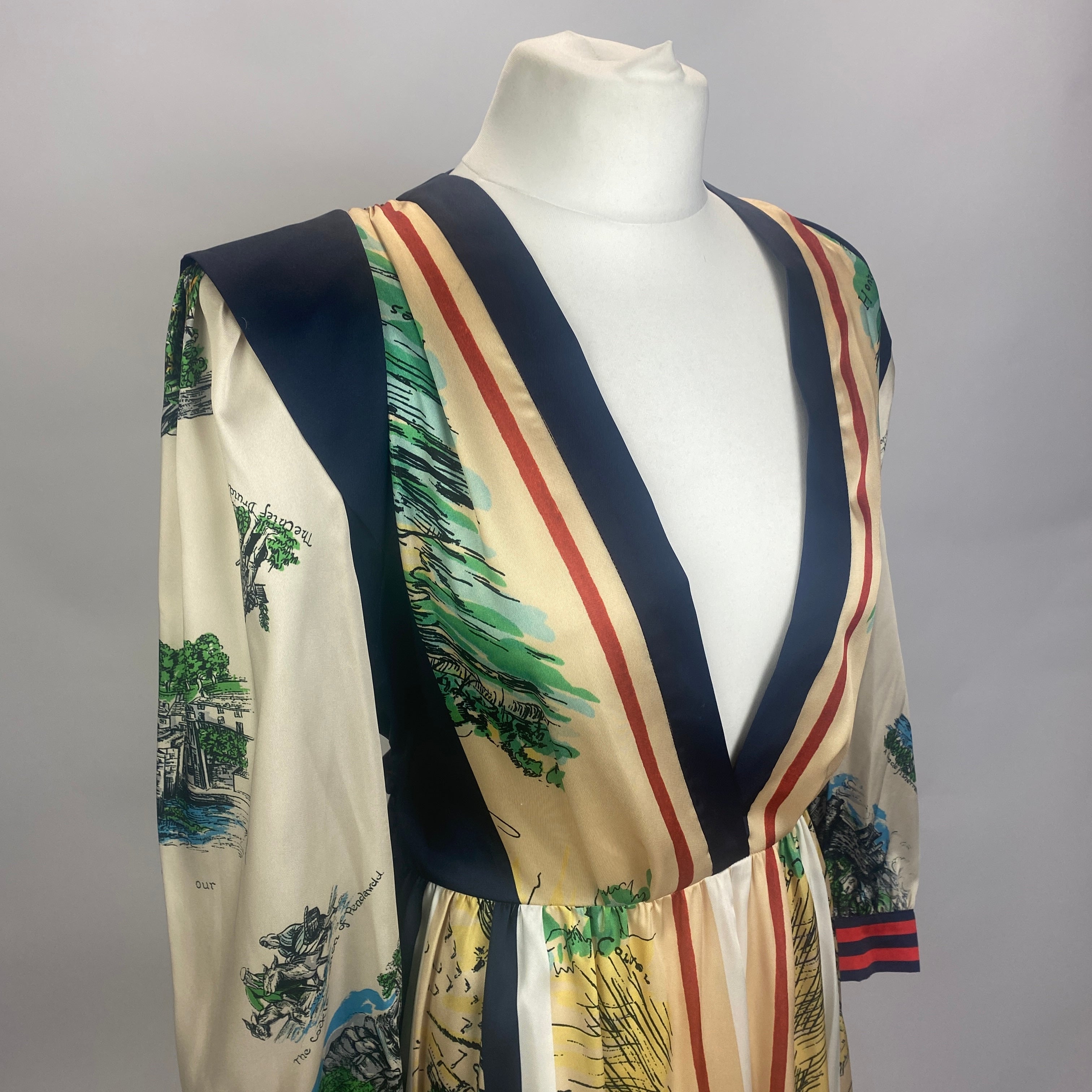 Philosophy Di Lorenzo Serafini Scarf Maxi Dress M