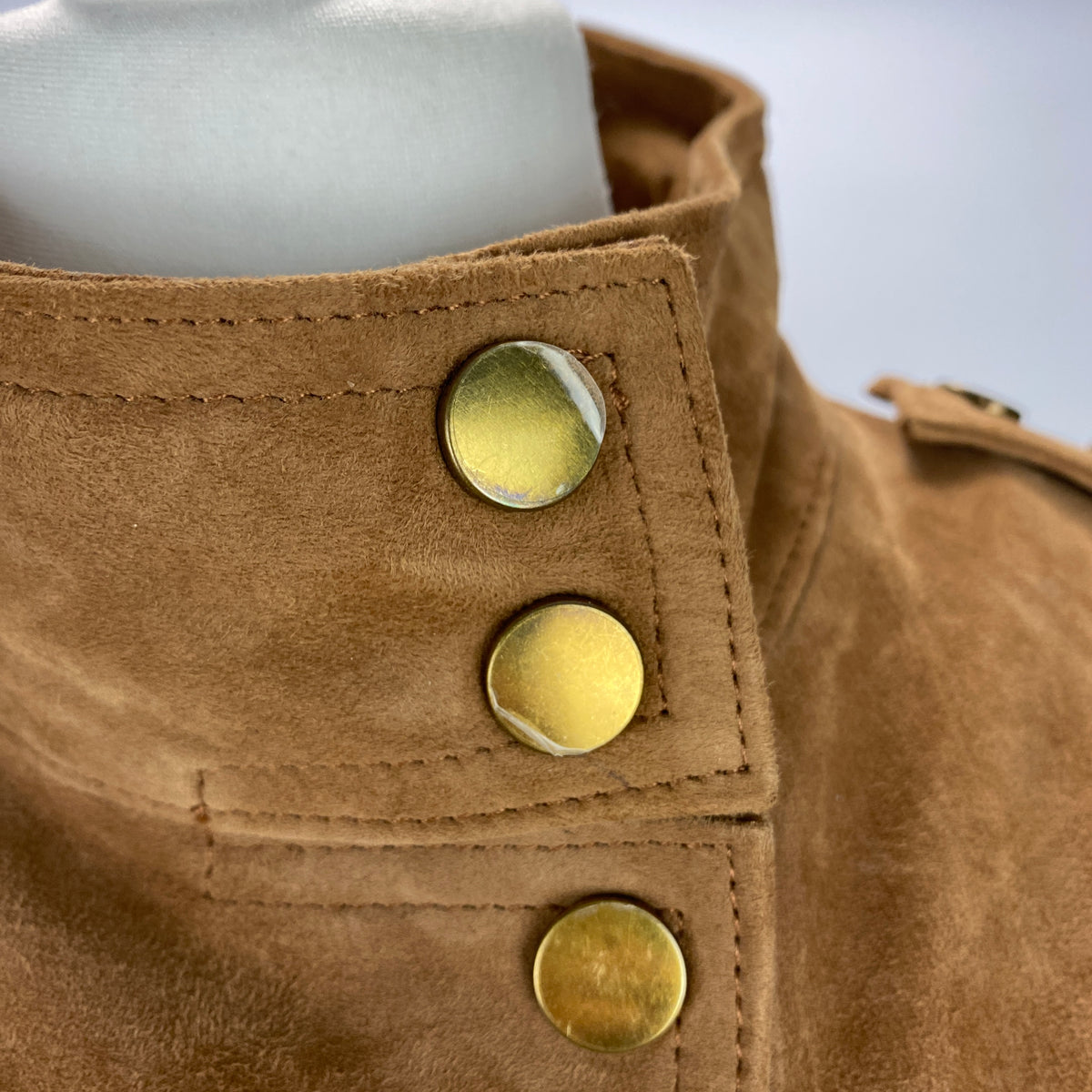 Mint Velvet New £450 Cognac Suede Bomber Jacket S