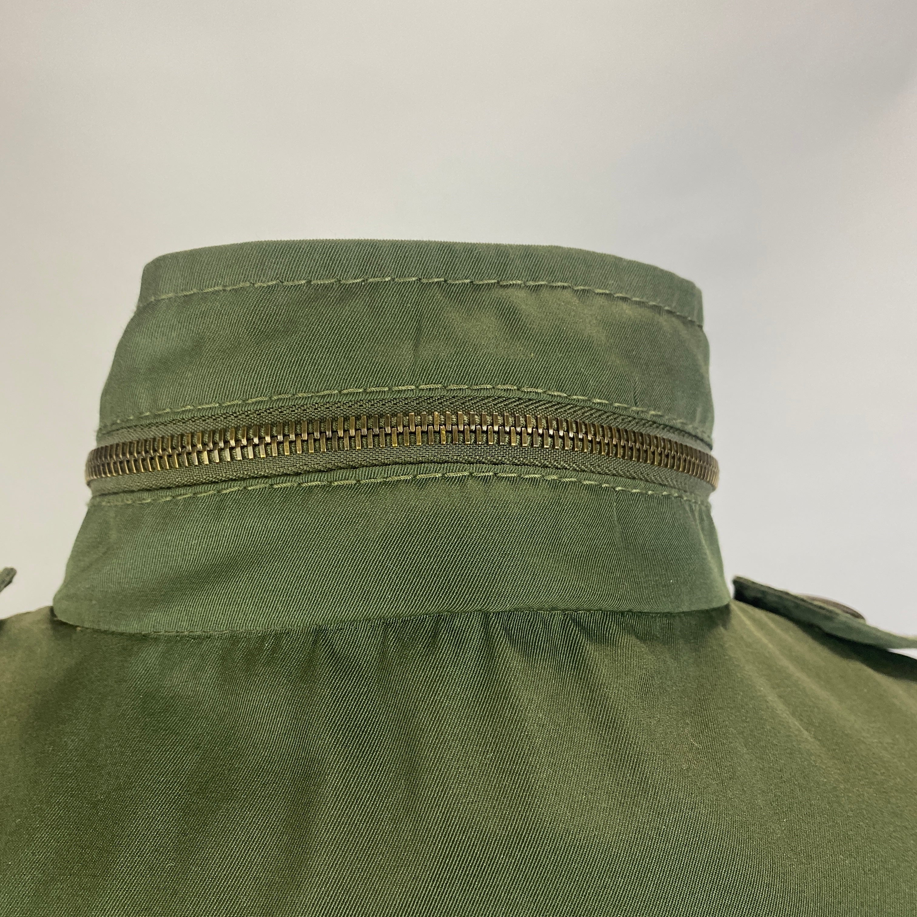 Moncler New £1160 Khaki Waisted Big Pocket Rhodonite Jacket S/M