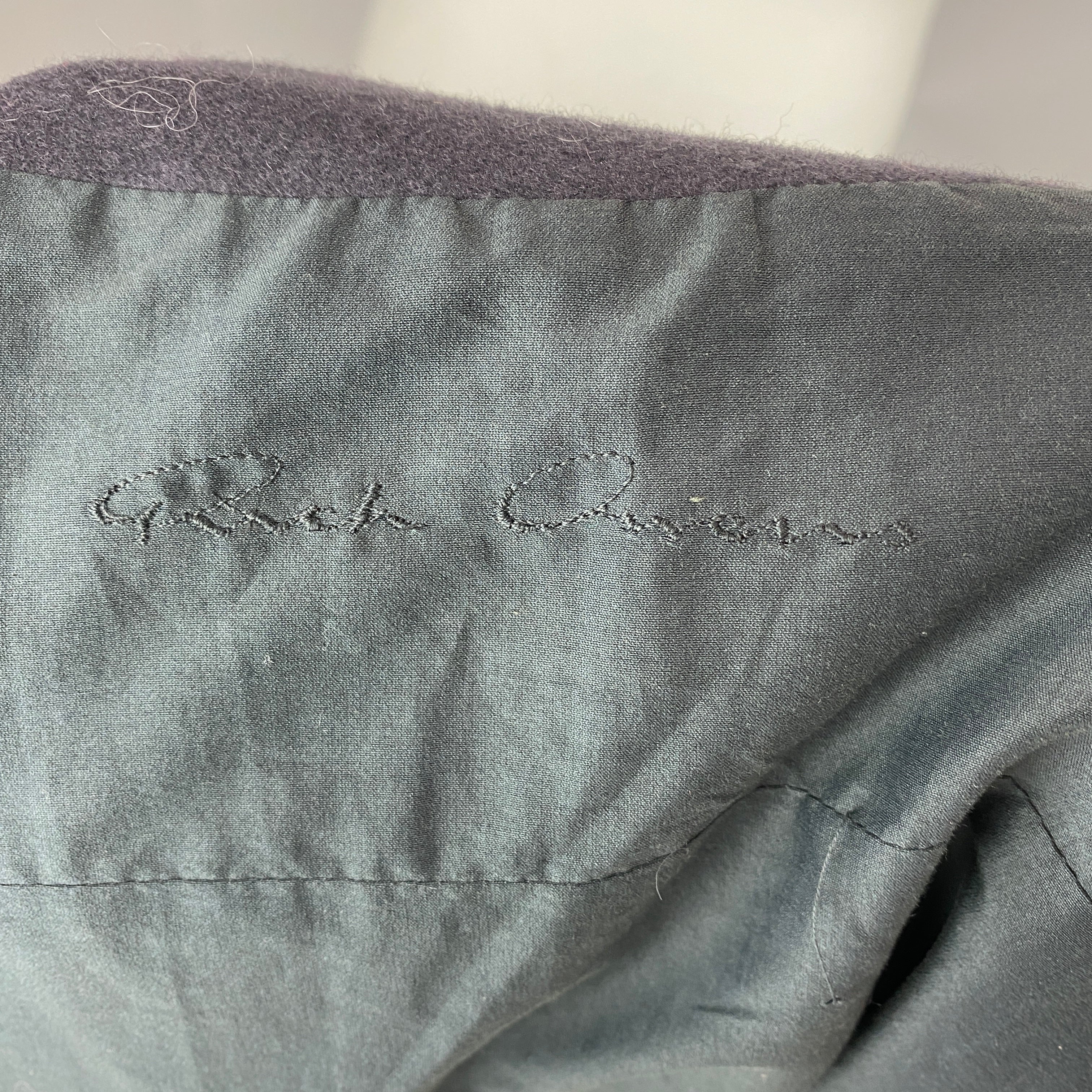 Rick Owens Smoke Grey Wool Mix Cropped Jacket S/M