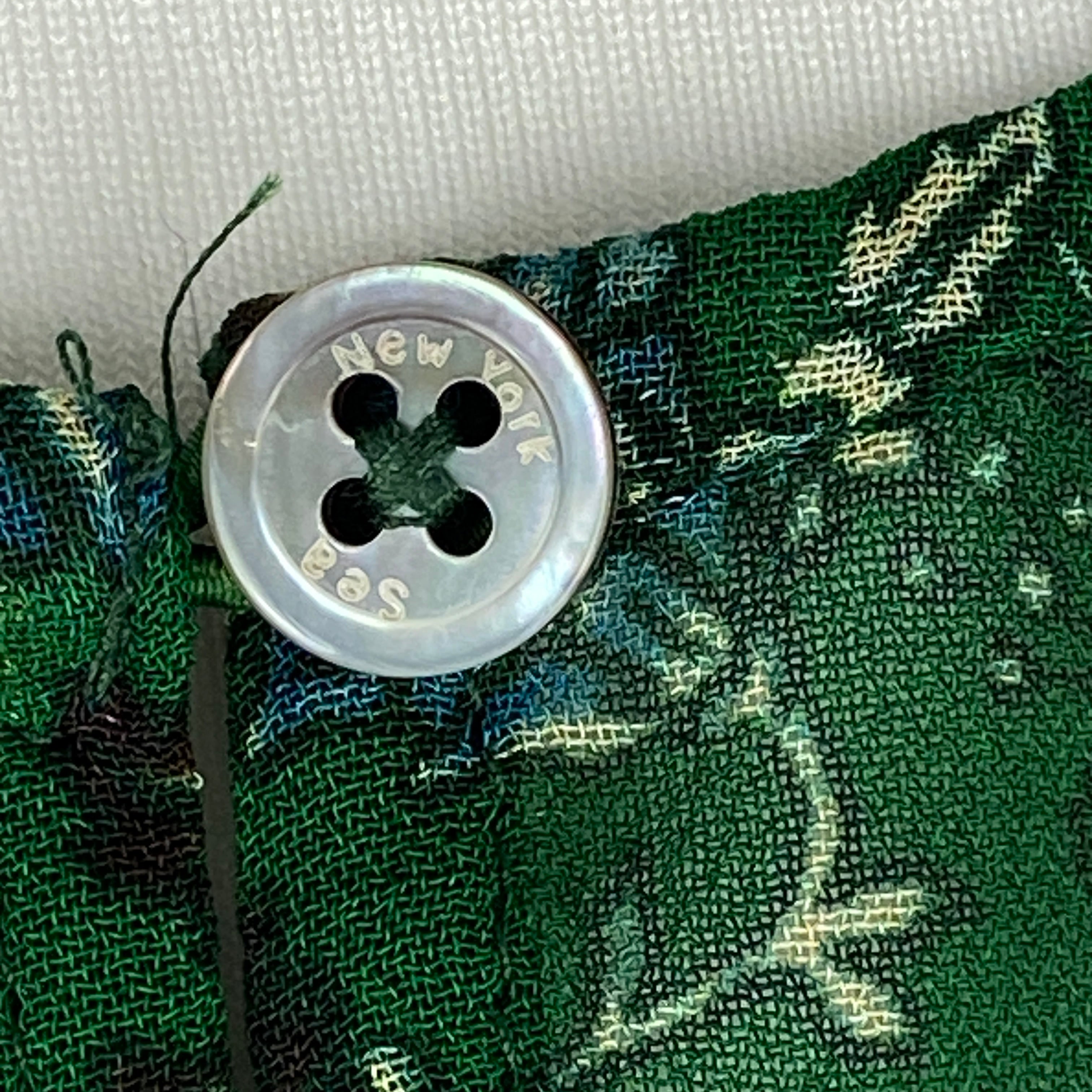 Sea New York Emerald Paisley Chiffon Blouse M