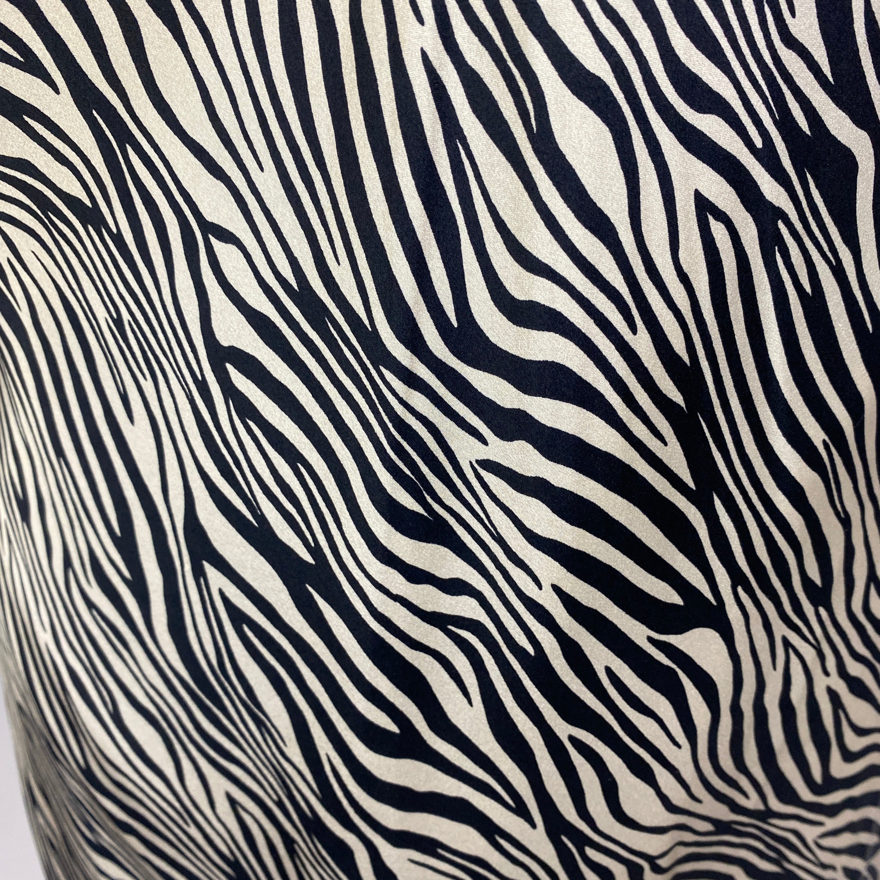 Cami NYC £235 Zebraprint Silk Slip Dress L