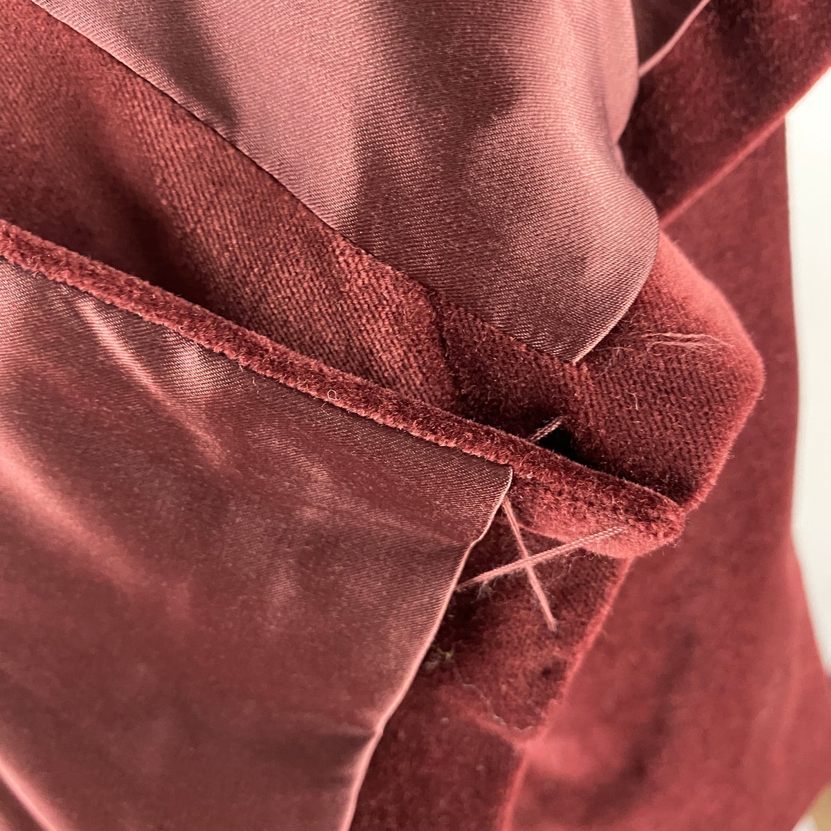 Paige New £435 Burgundy Cotton Velvet Blazer M