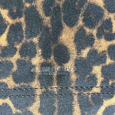 Jerome Dreyfuss £700 Leopardprint Suede Bobi Crossbody Bag