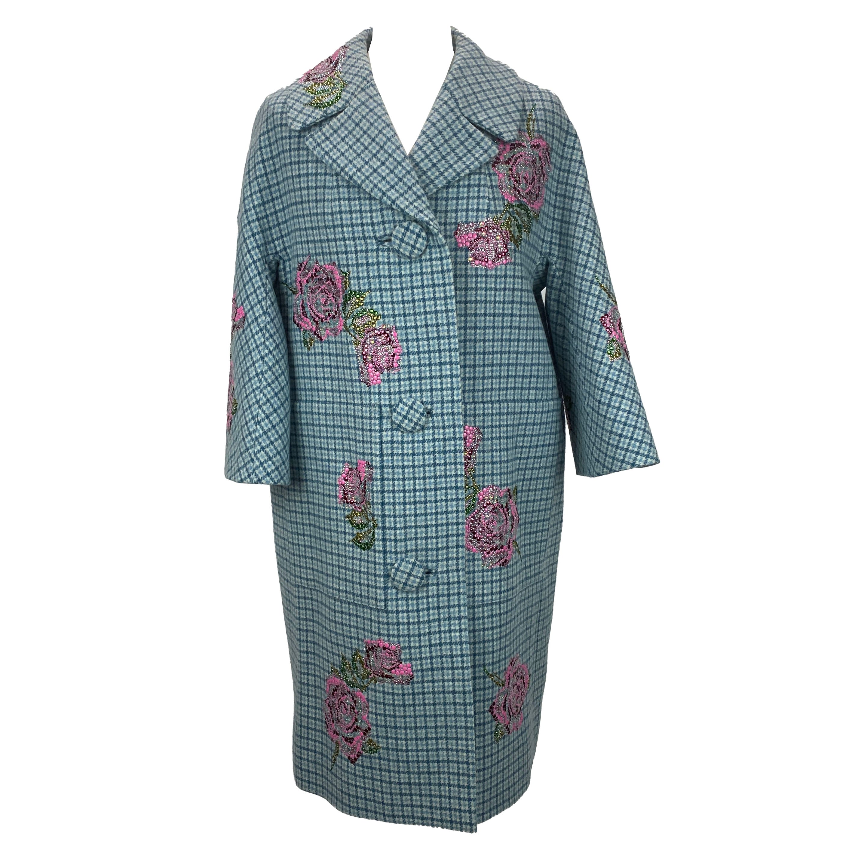 Libertine Brand New £6000 Blue Prince of Whales Patch Pocket Coat S