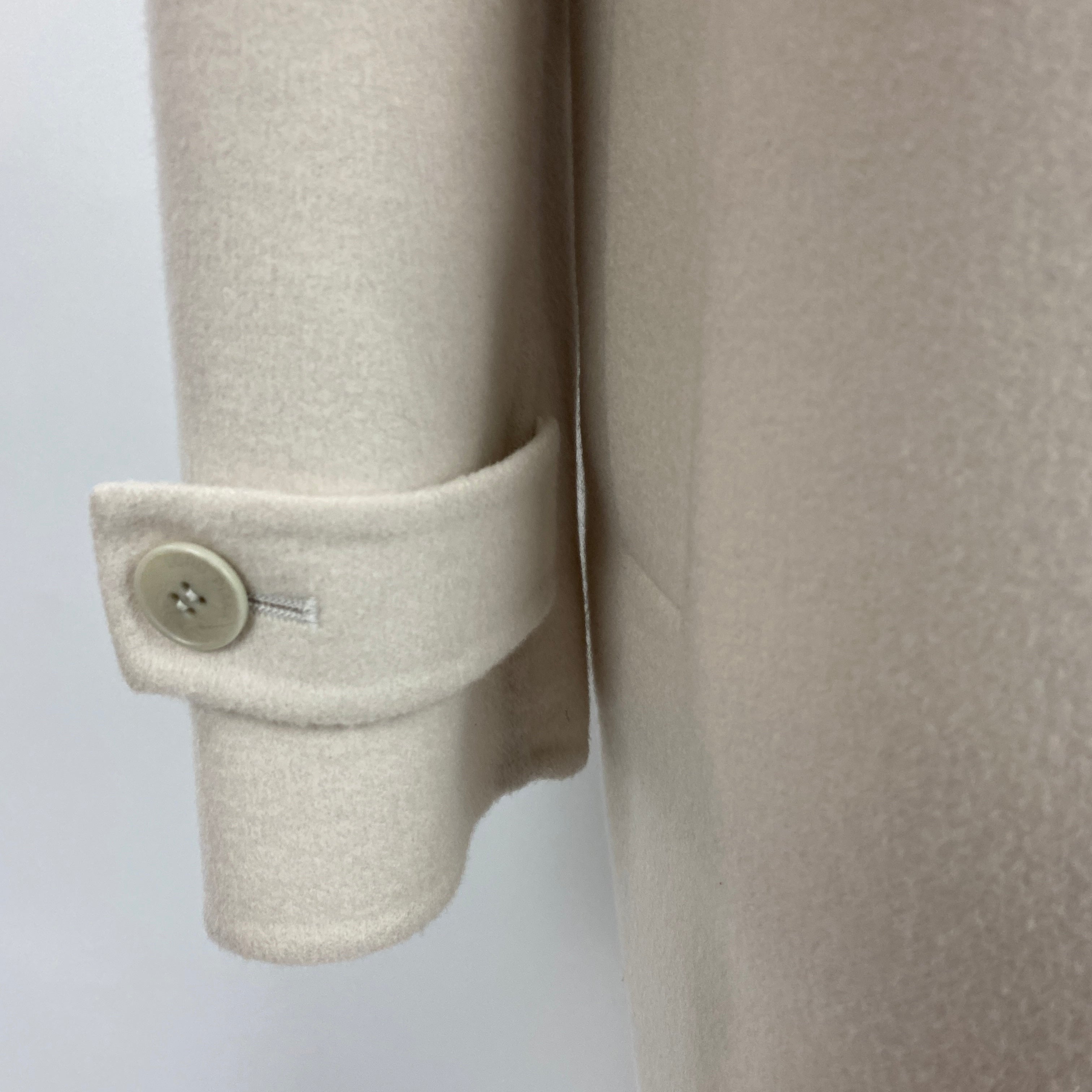 Loro Piana New £7350 Vanilla Cashmere Coat S