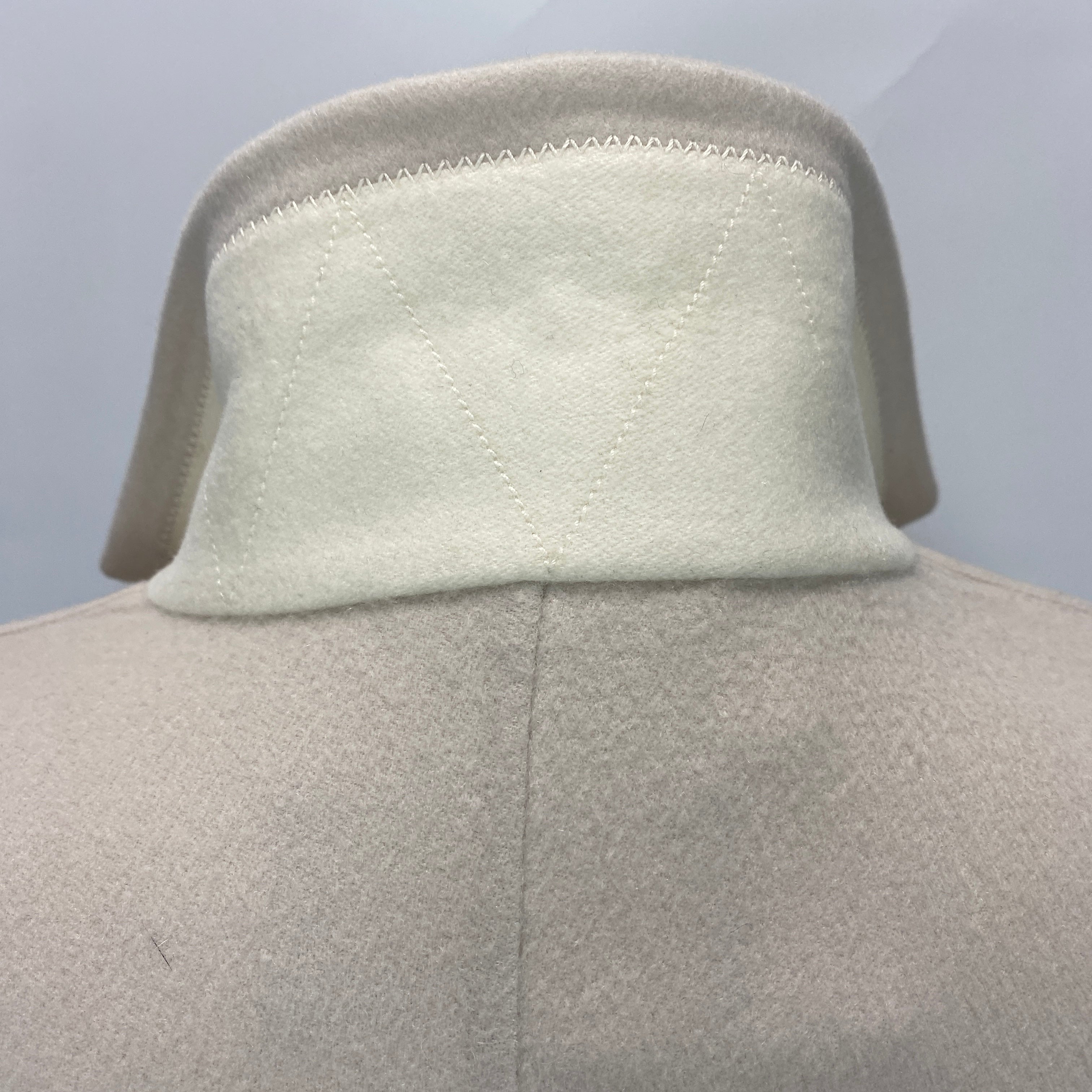 Loro Piana New £7350 Vanilla Cashmere Coat S