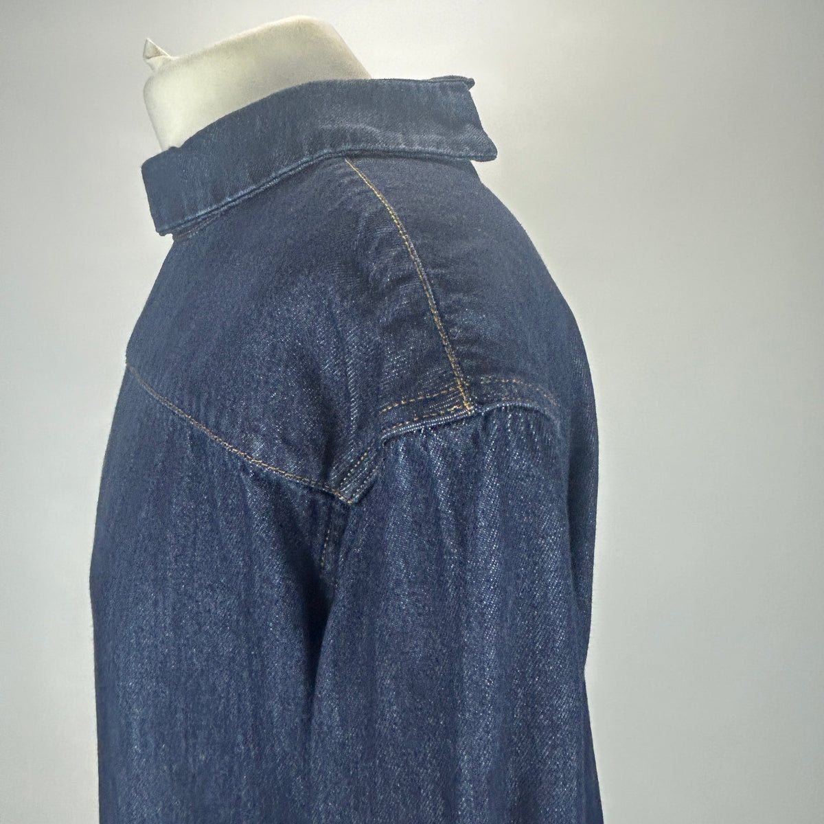 Dries Van Noten Dark Denim Shirtdress L