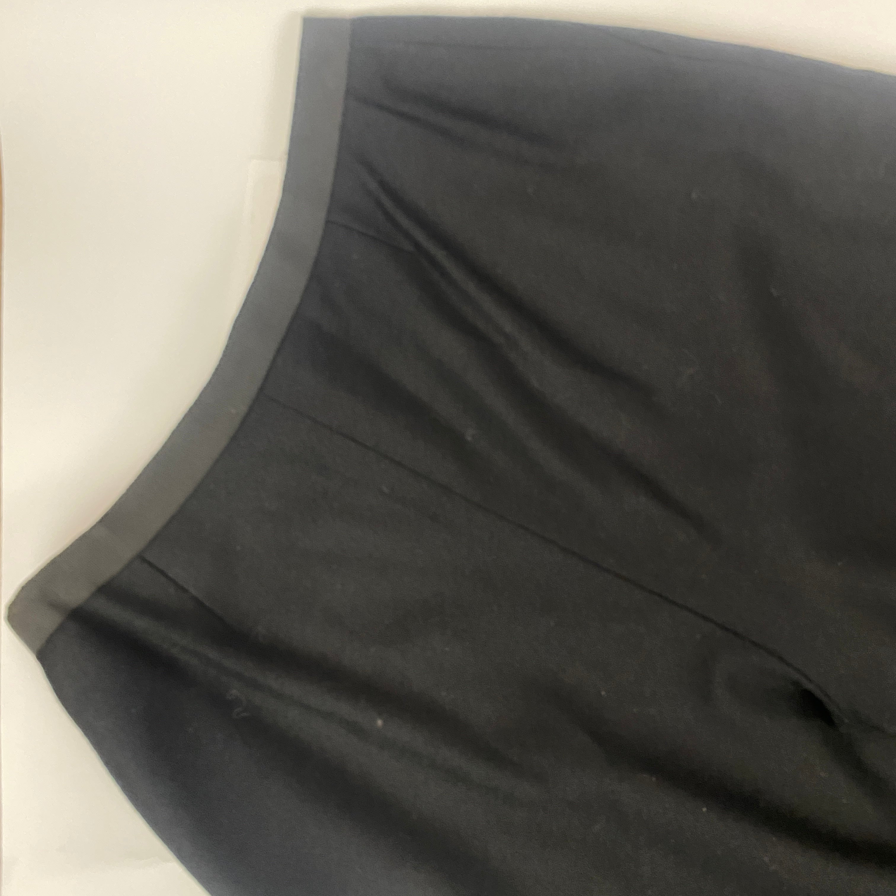 Chanel Black Wool & Cashmere Wide Leg Trousers S