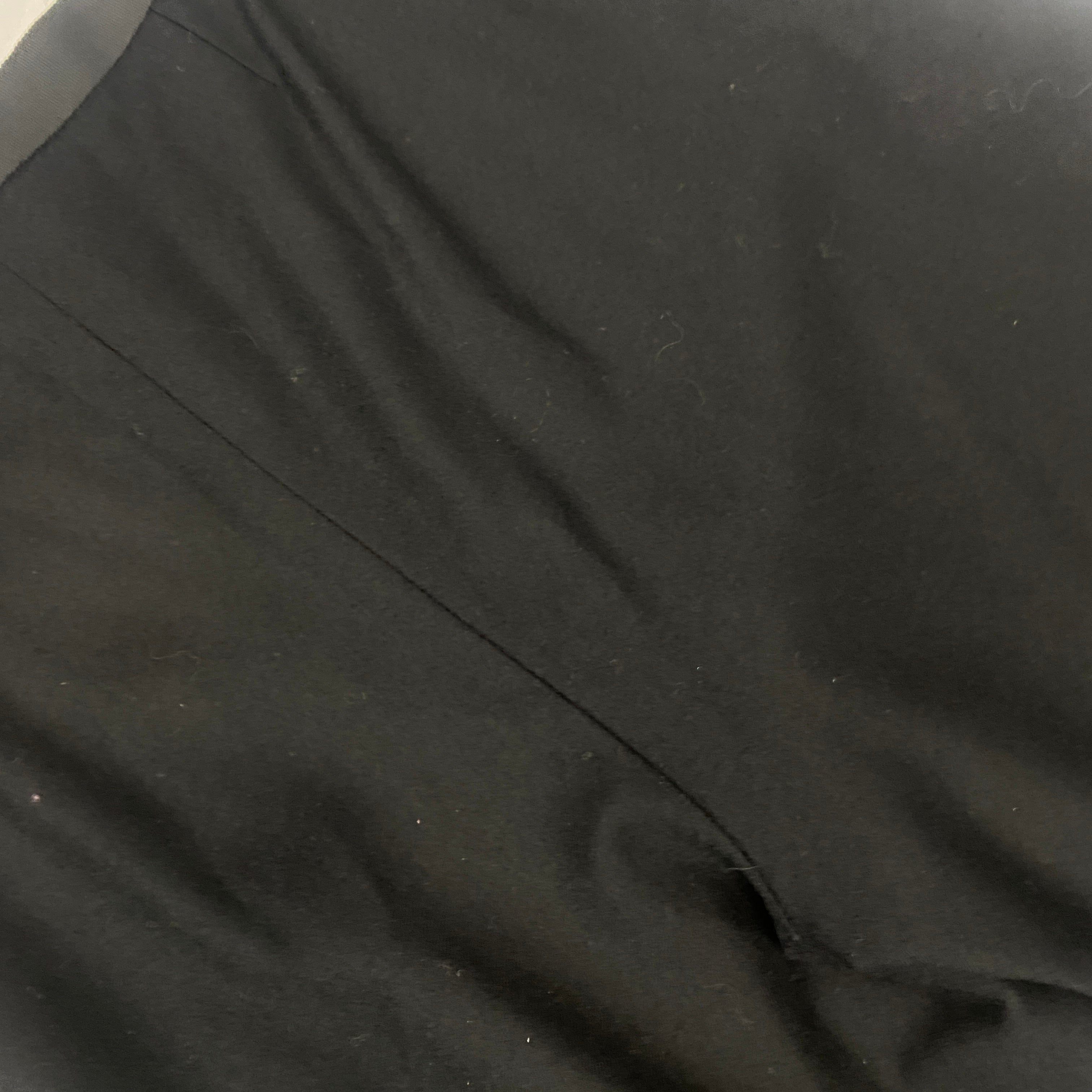 Chanel Black Wool & Cashmere Wide Leg Trousers S