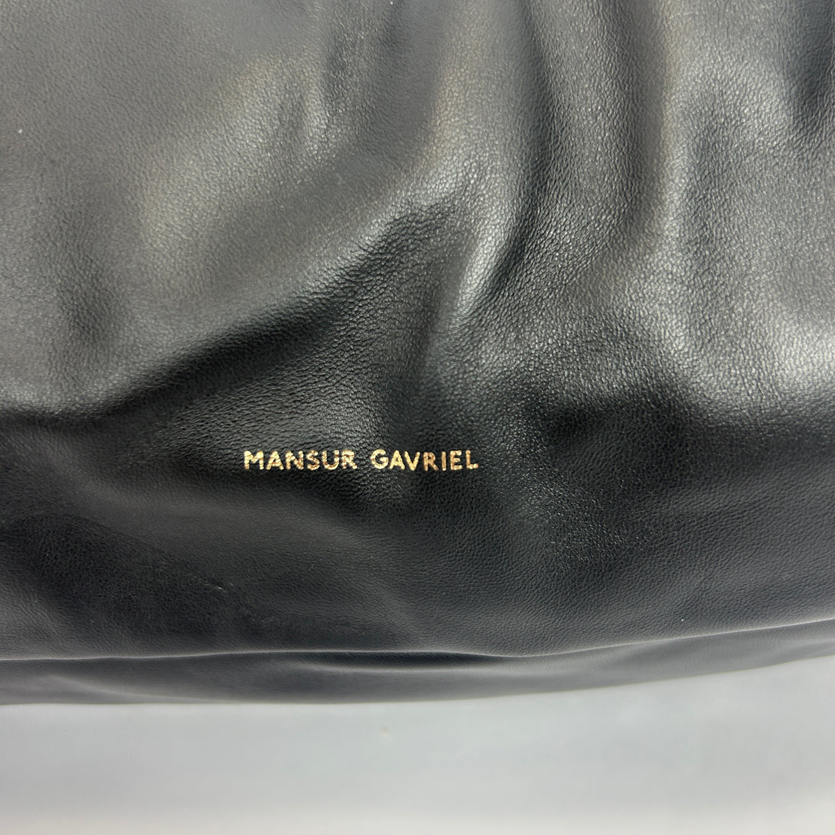 Mansur Gavriel New £531 Black Cloud Underarm Clutch Bag