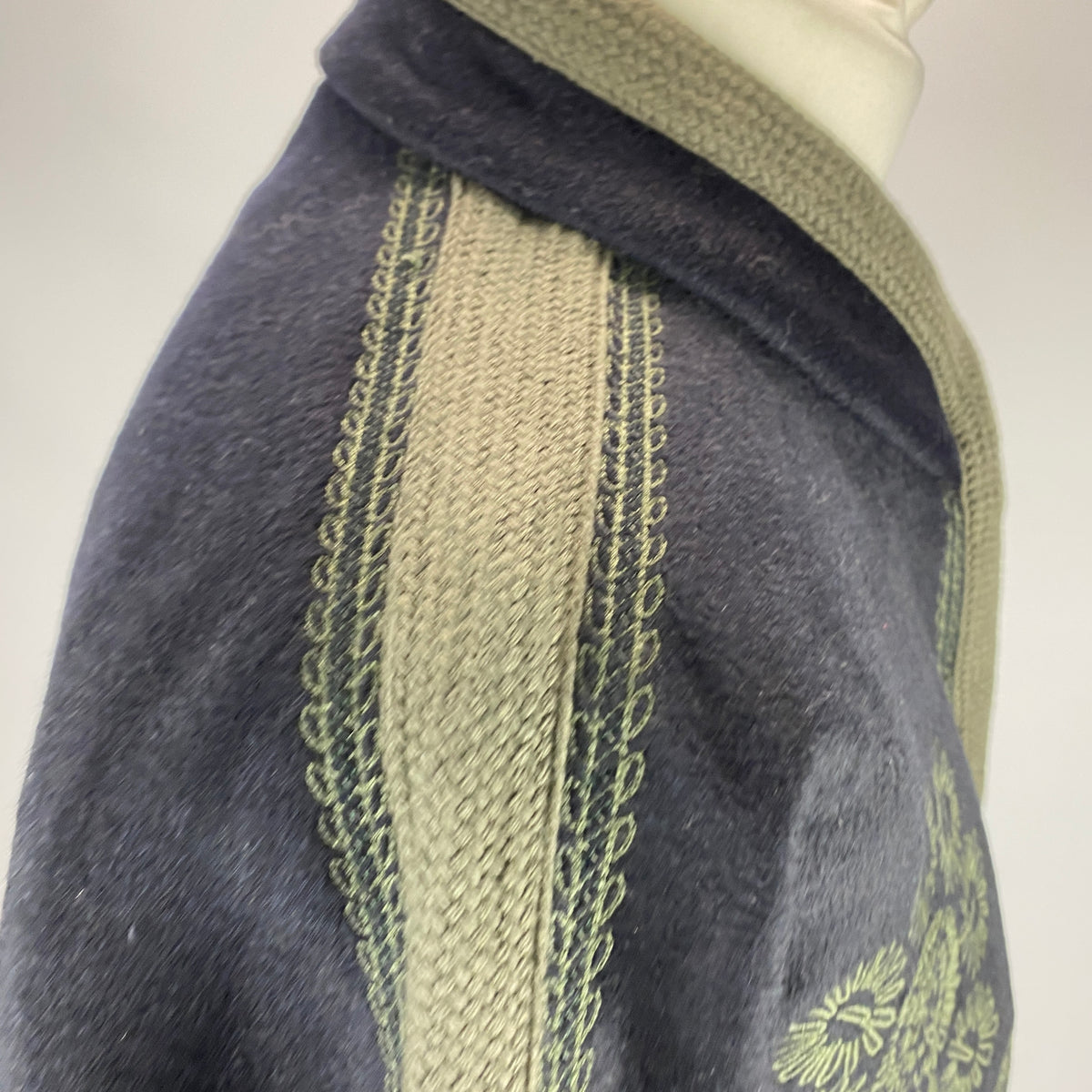Antik Batik New £500 Black & Olive Embroidered Jacket XS/S