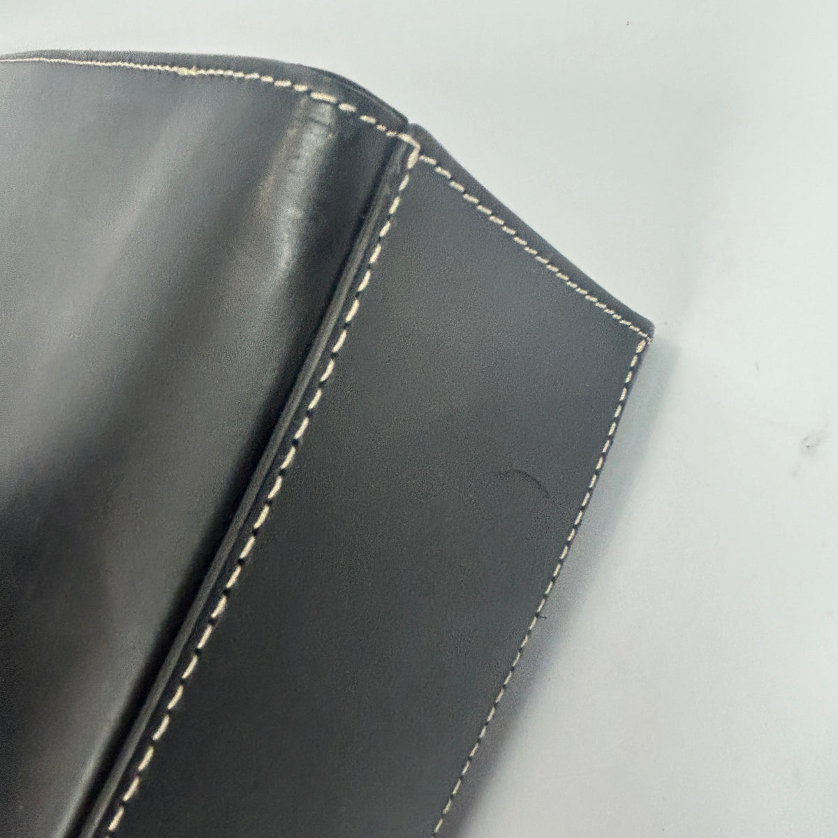 Martin Margiela Black Leather Satchel Tote Bag