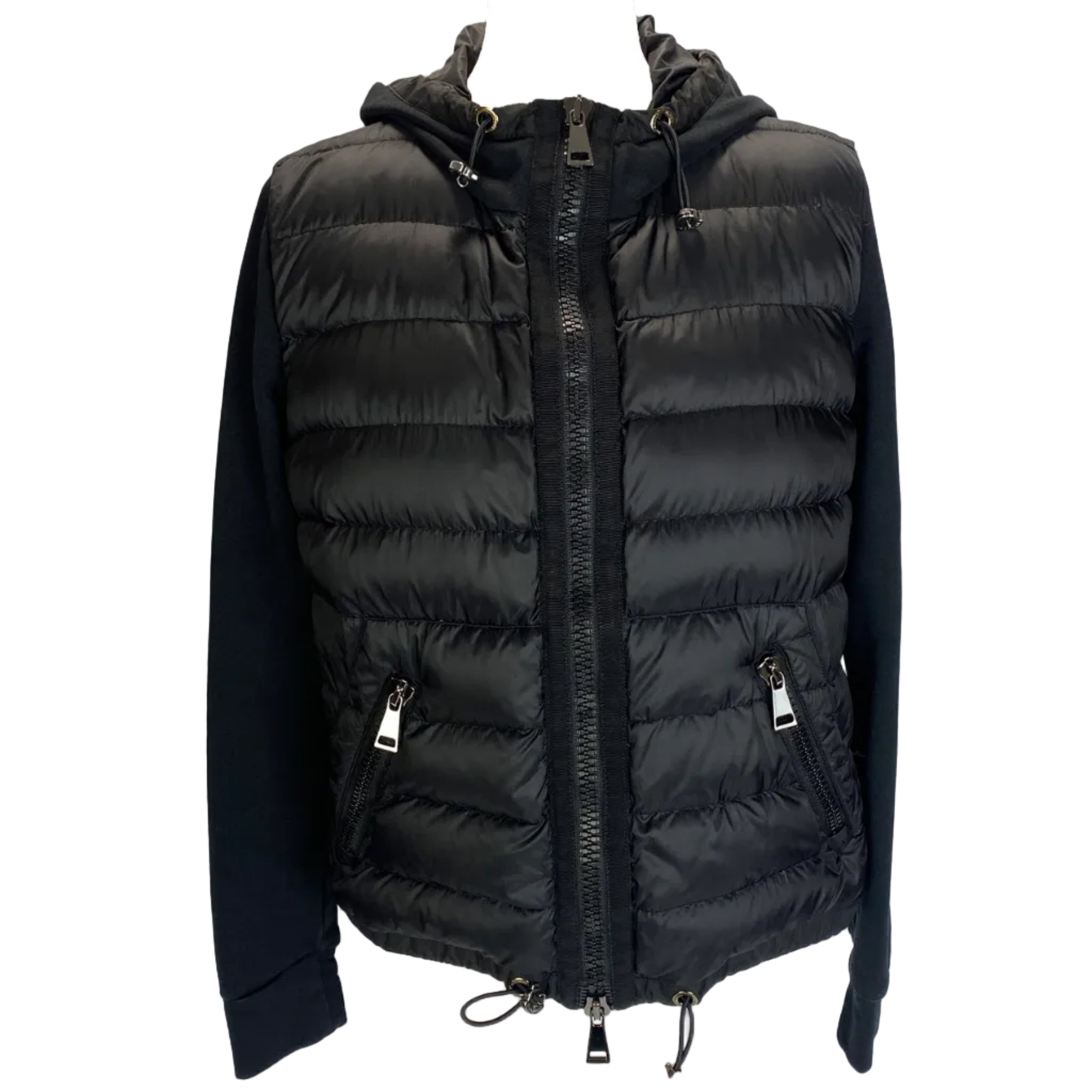 Moncler Black Lightweight Duvet Maglia Jacket M
