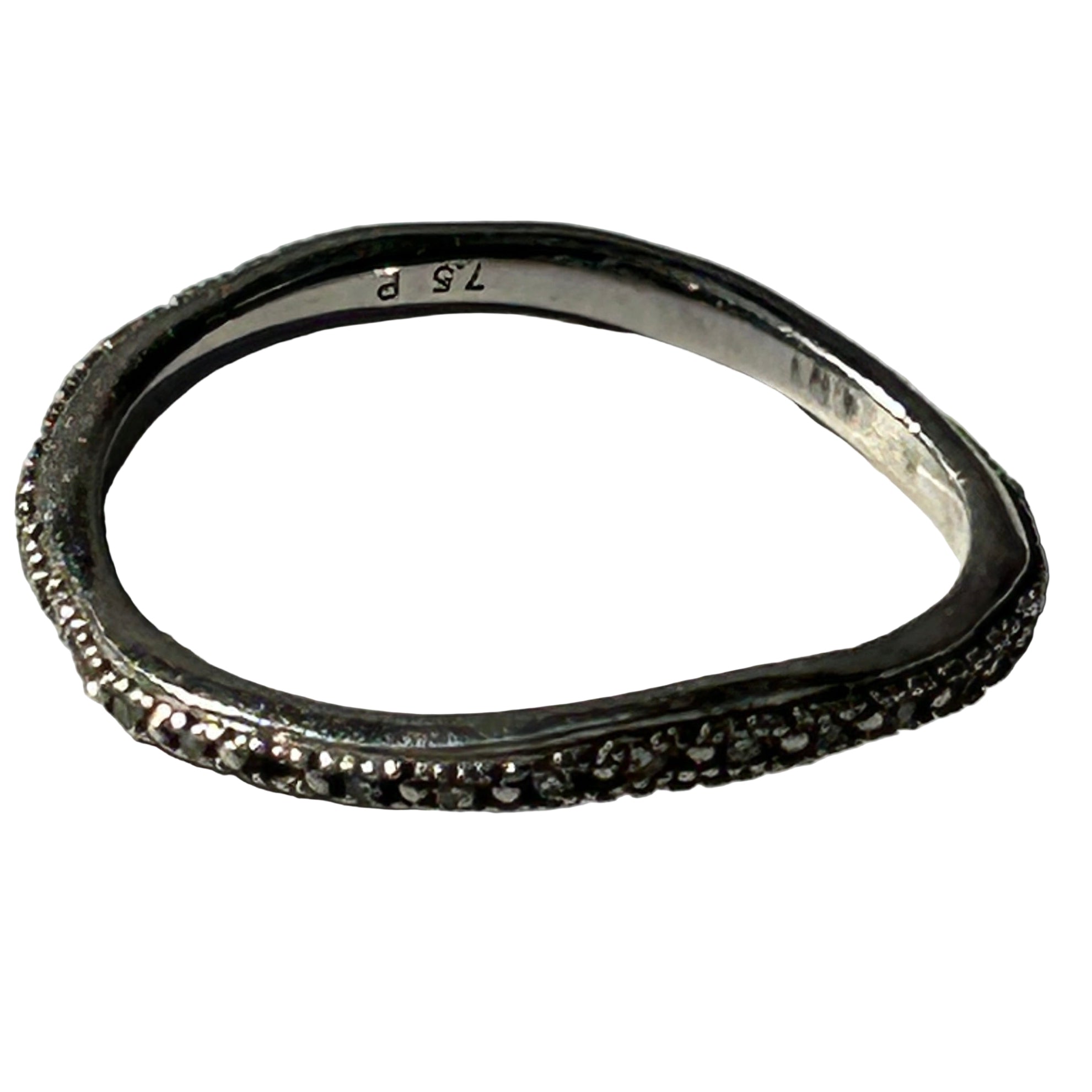 Monica Vinader £298 Sterling Silver Riva Wave Ring