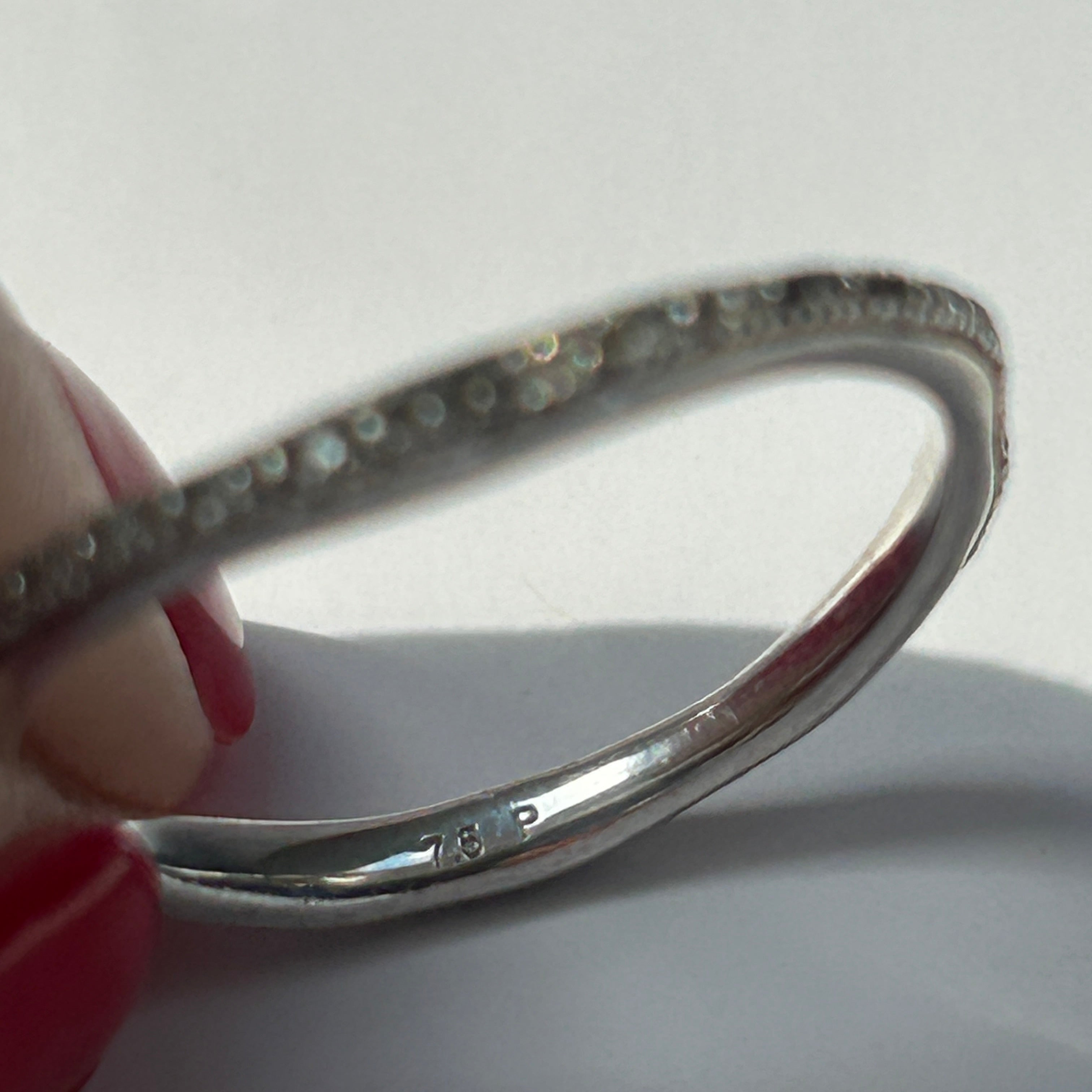 Monica Vinader £298 Sterling Silver Riva Wave Ring