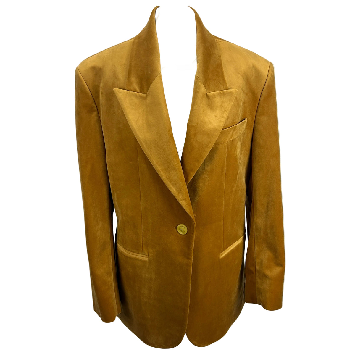Acne Studios New £650 Honey Yellow Velvet Blazer S-M