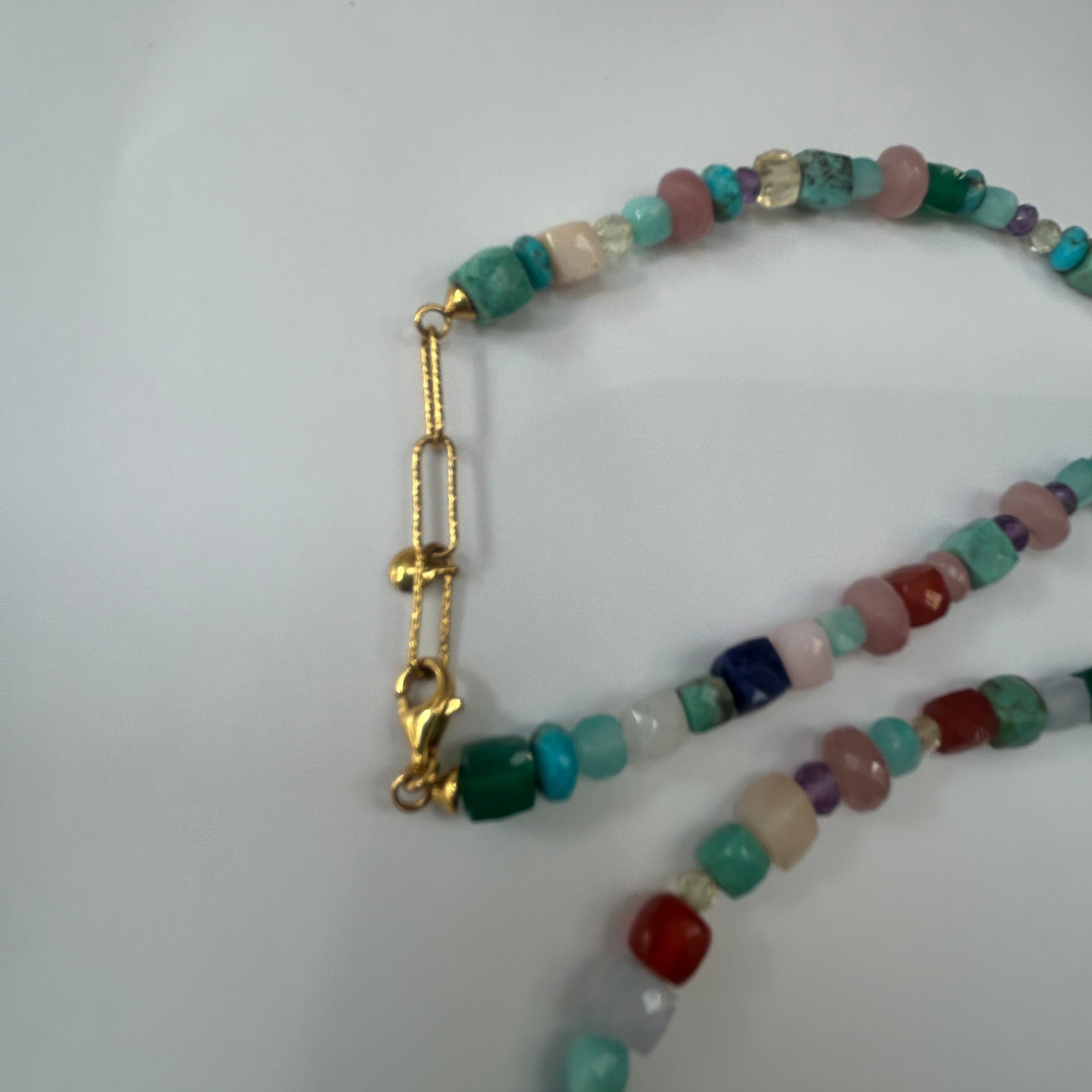Monica Vinader £160 Freedom Multi Gemstone Beaded Necklace
