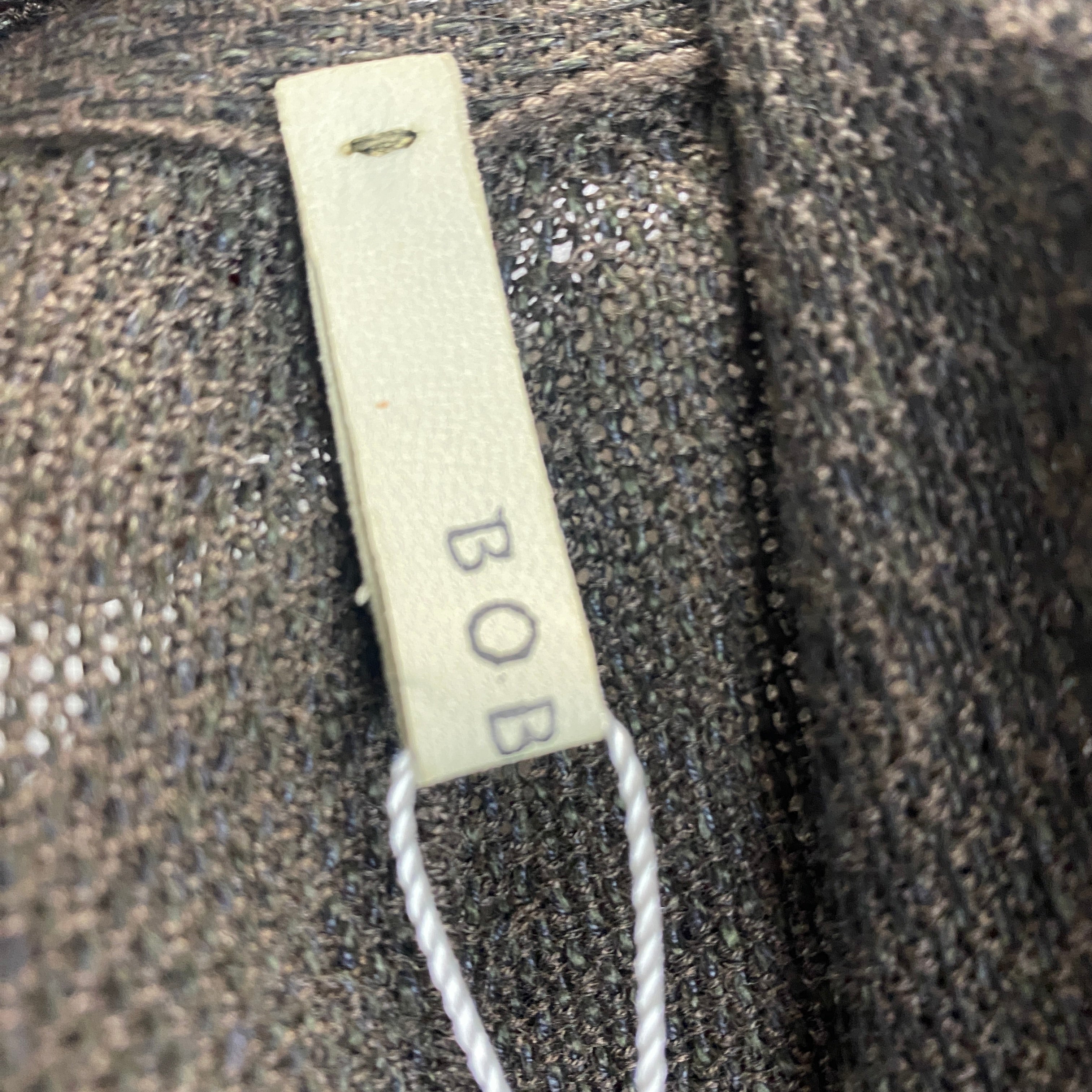 Boboutic £615 Espresso Silk Linen & Cotton Jacket XS/S/M